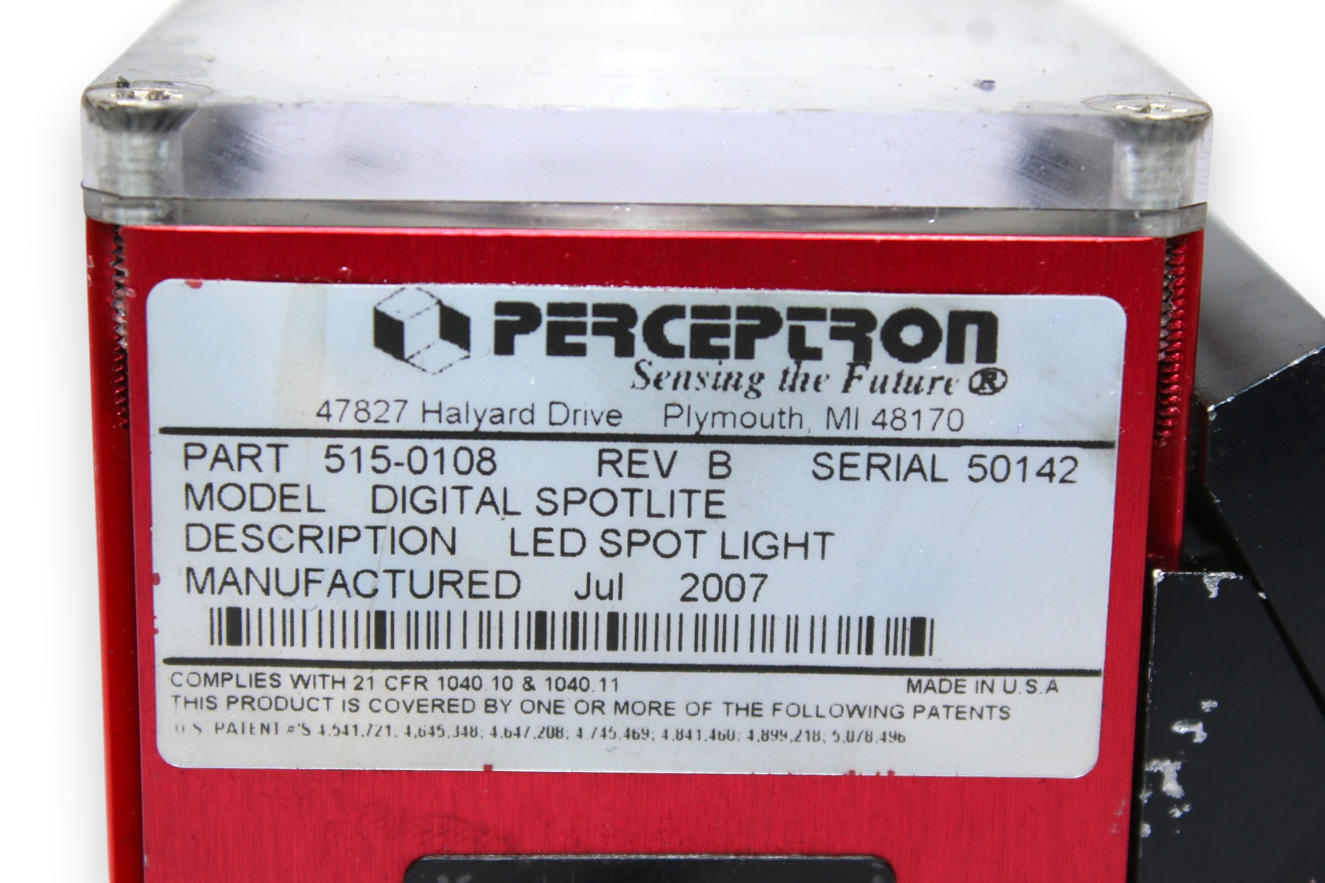 PERCEPTRON 515-0108 DIGITAL SPOTLIGHT LED (Rev:B) - Image 2