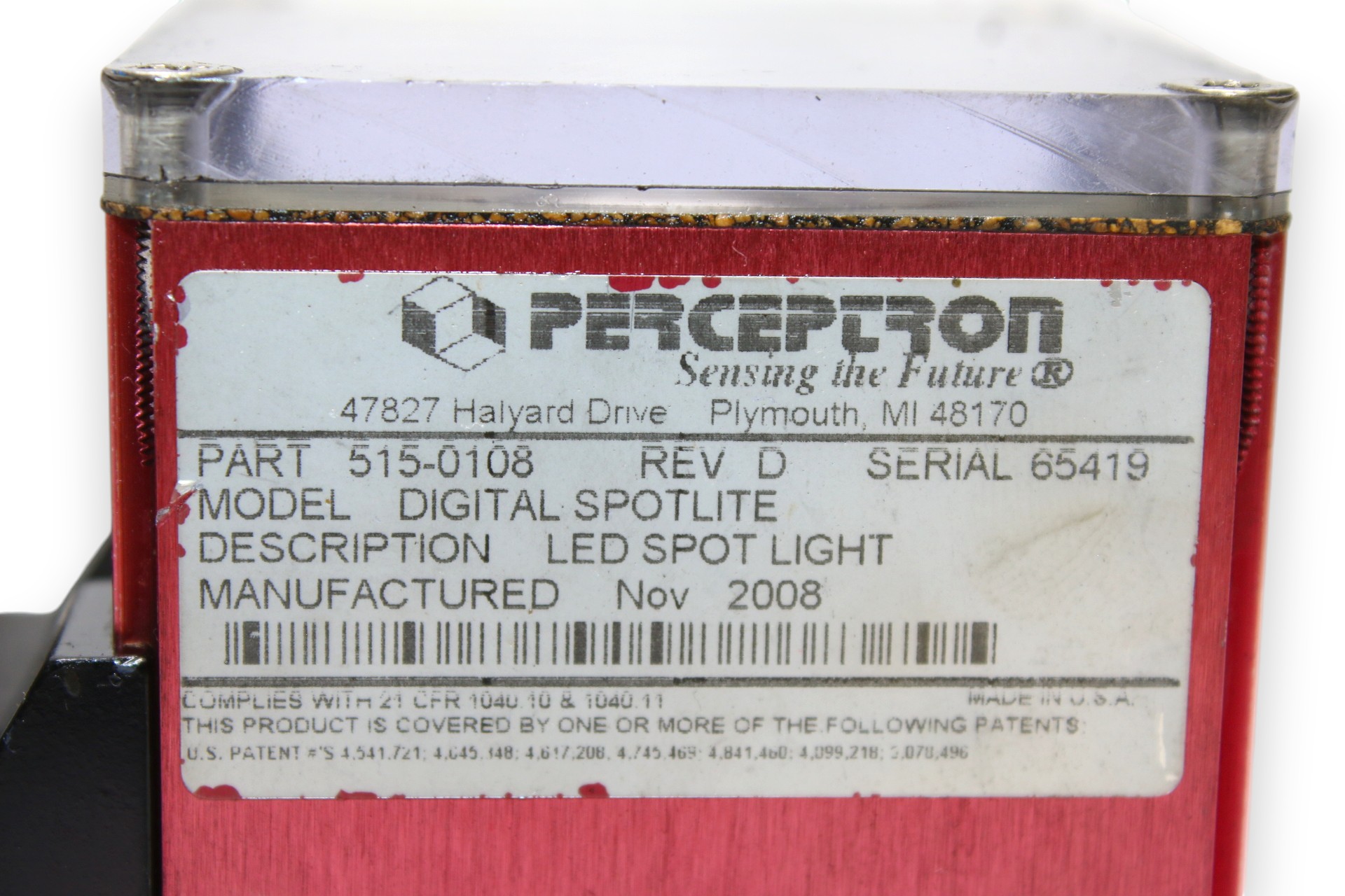 PERCEPTRON 515-0108 DIGITAL SPOTLIGHT LED (Rev:D) - Image 2