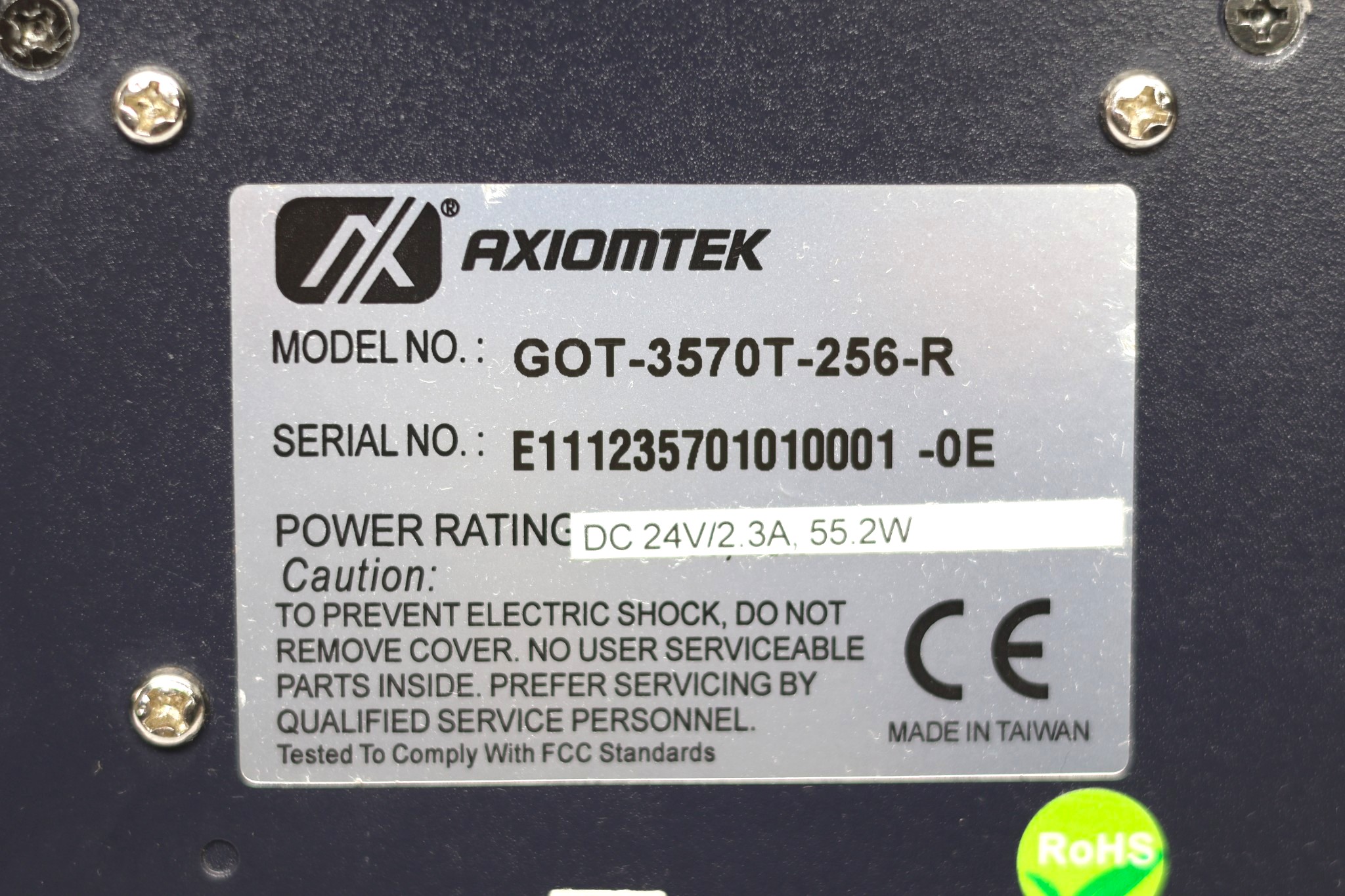 AXIOMTEK GOT-3570T-256-R TOUCH PANEL COMPUTER - Image 2