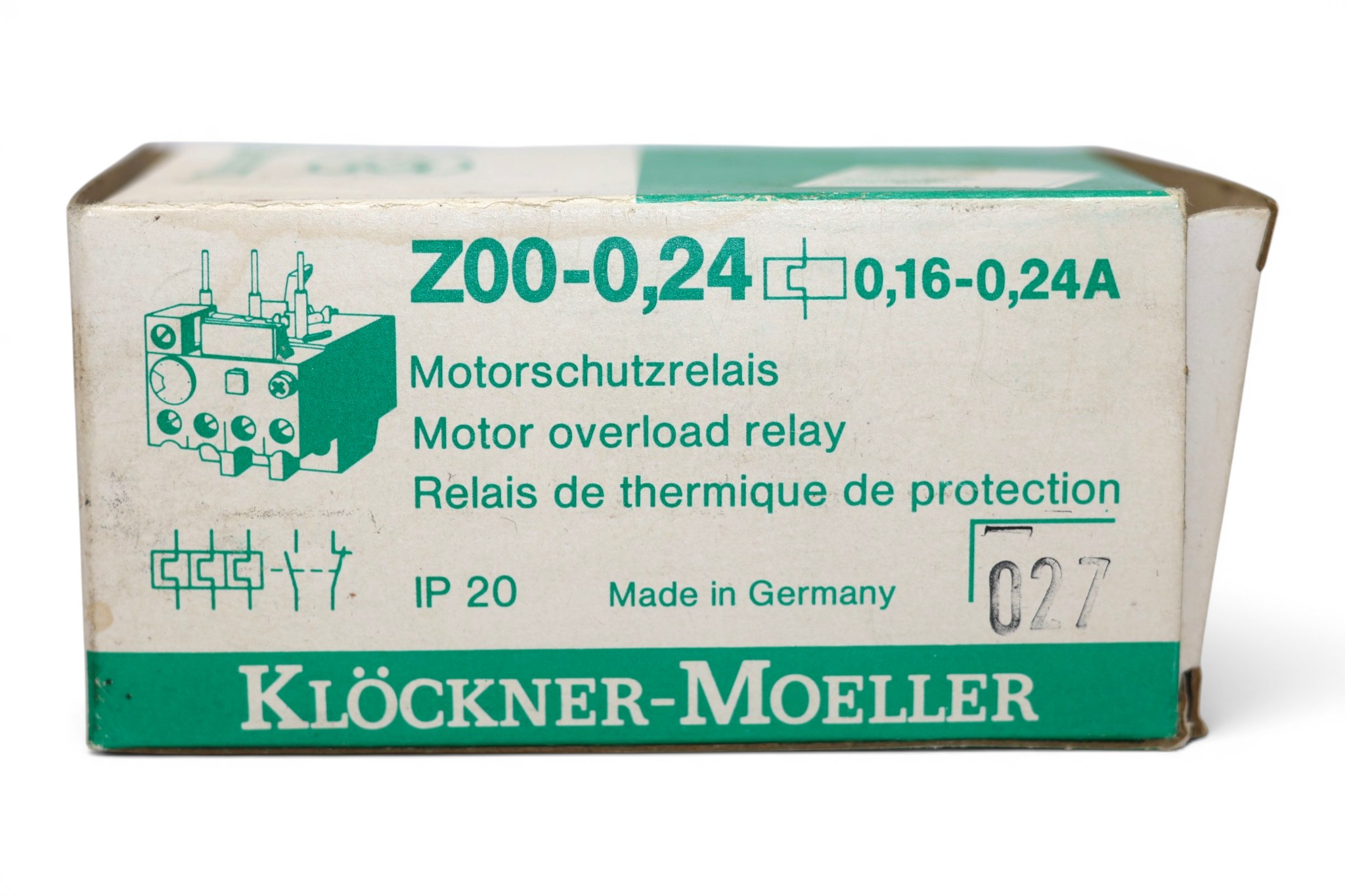 MOELLER Z00-0.24 OVERLOAD RELAY - Image 2