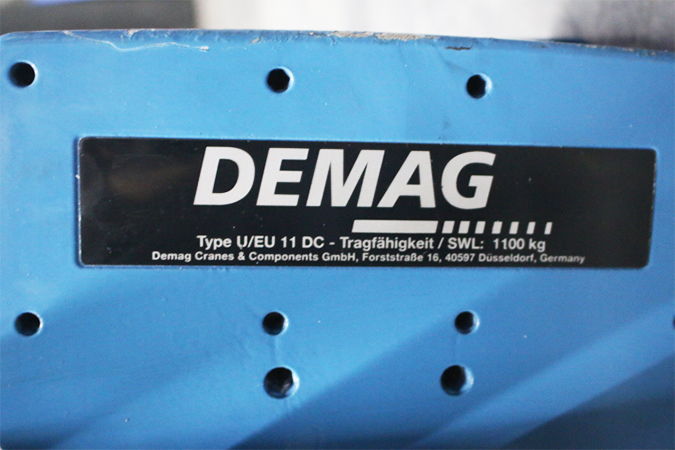 Demag Cranes DC-ComA 1 125 1/1 H4 V8/2 Chain Hoist 380-415V 50Hz - Image 3