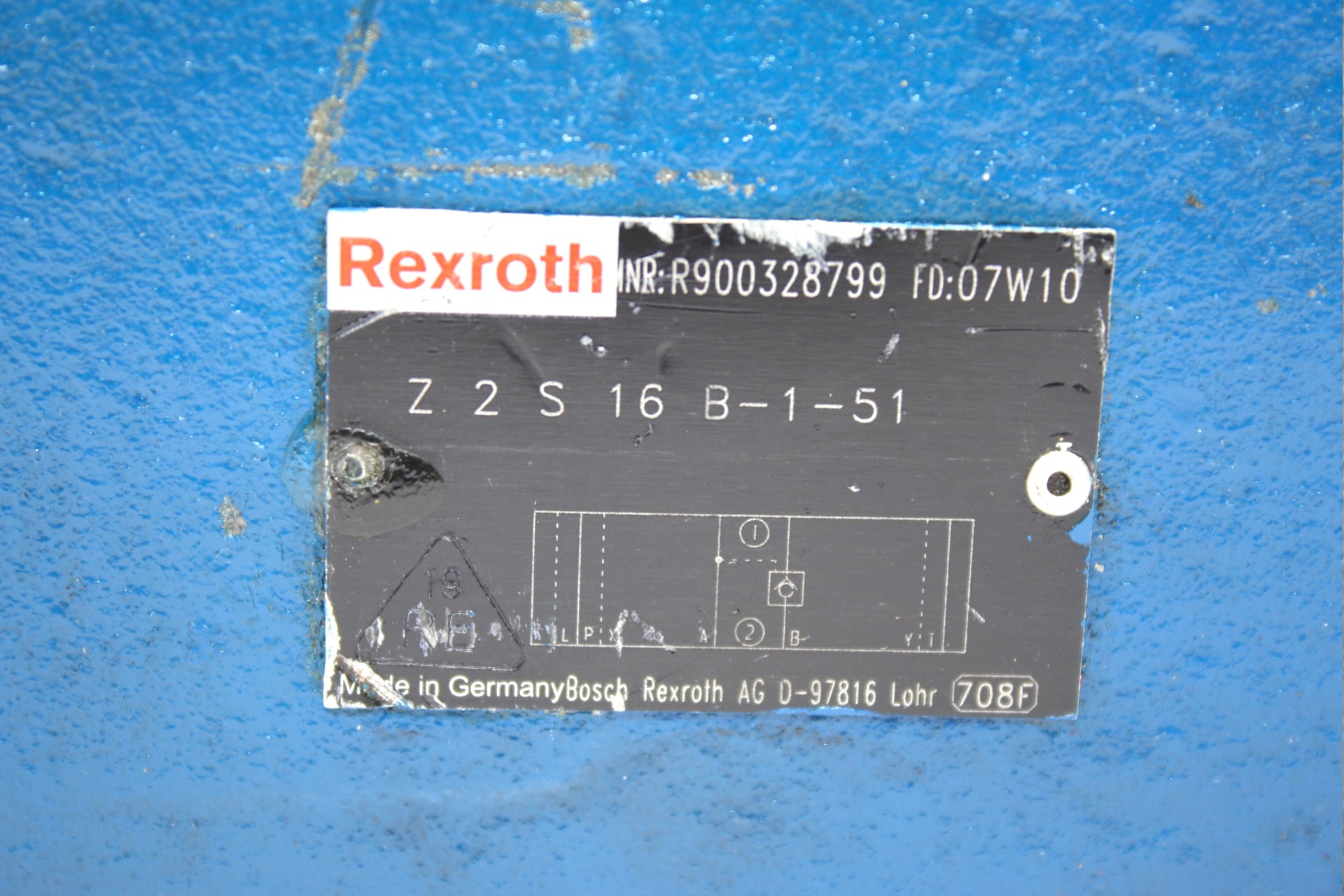REXROTH Z2S16B-1-51 CHECK VALVE SANDWICH R900328799 - Image 2