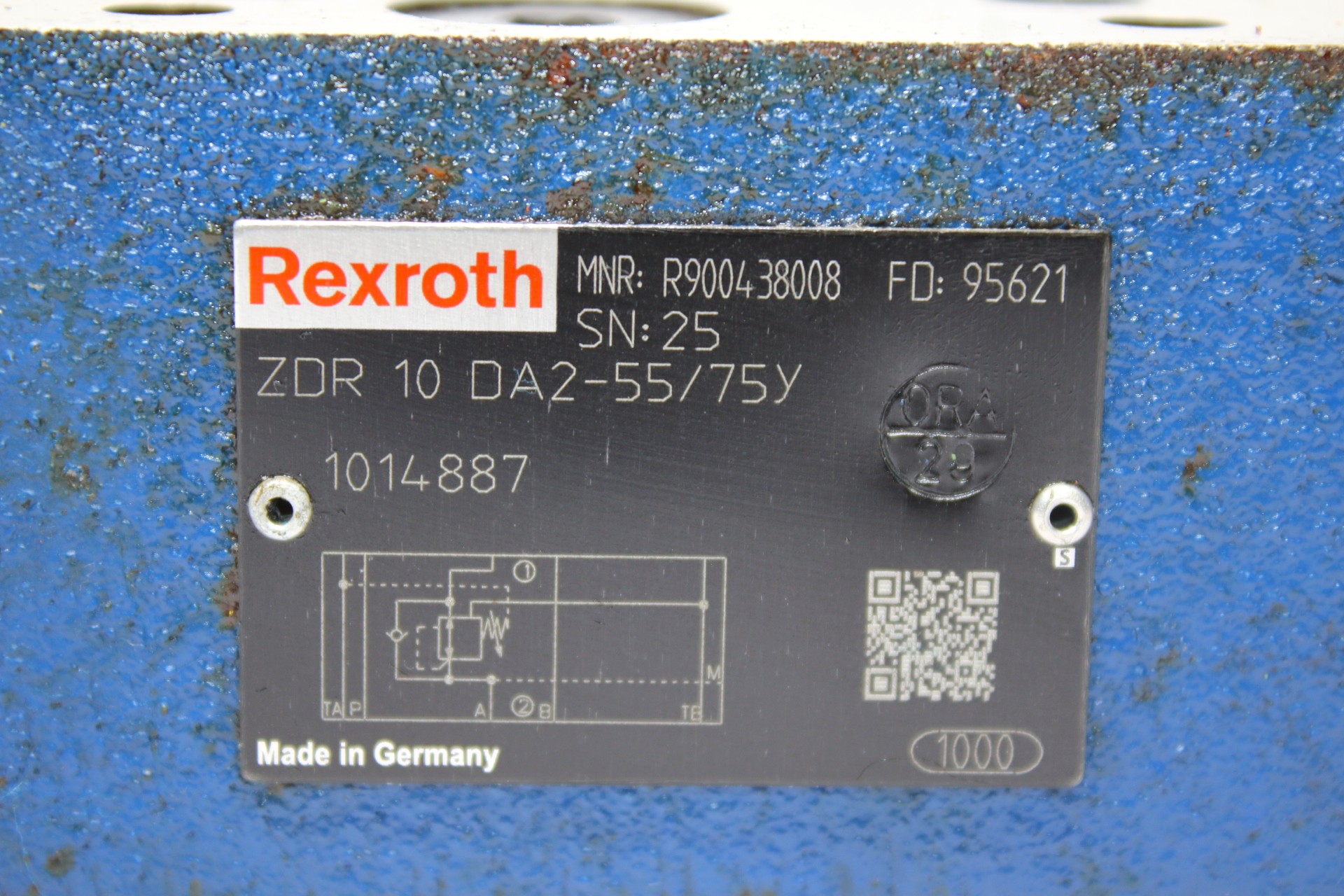 REXROTH ZDR 10 DA2-55/75Y PRESSURE REDUCING VALVE R900438008 - Image 2