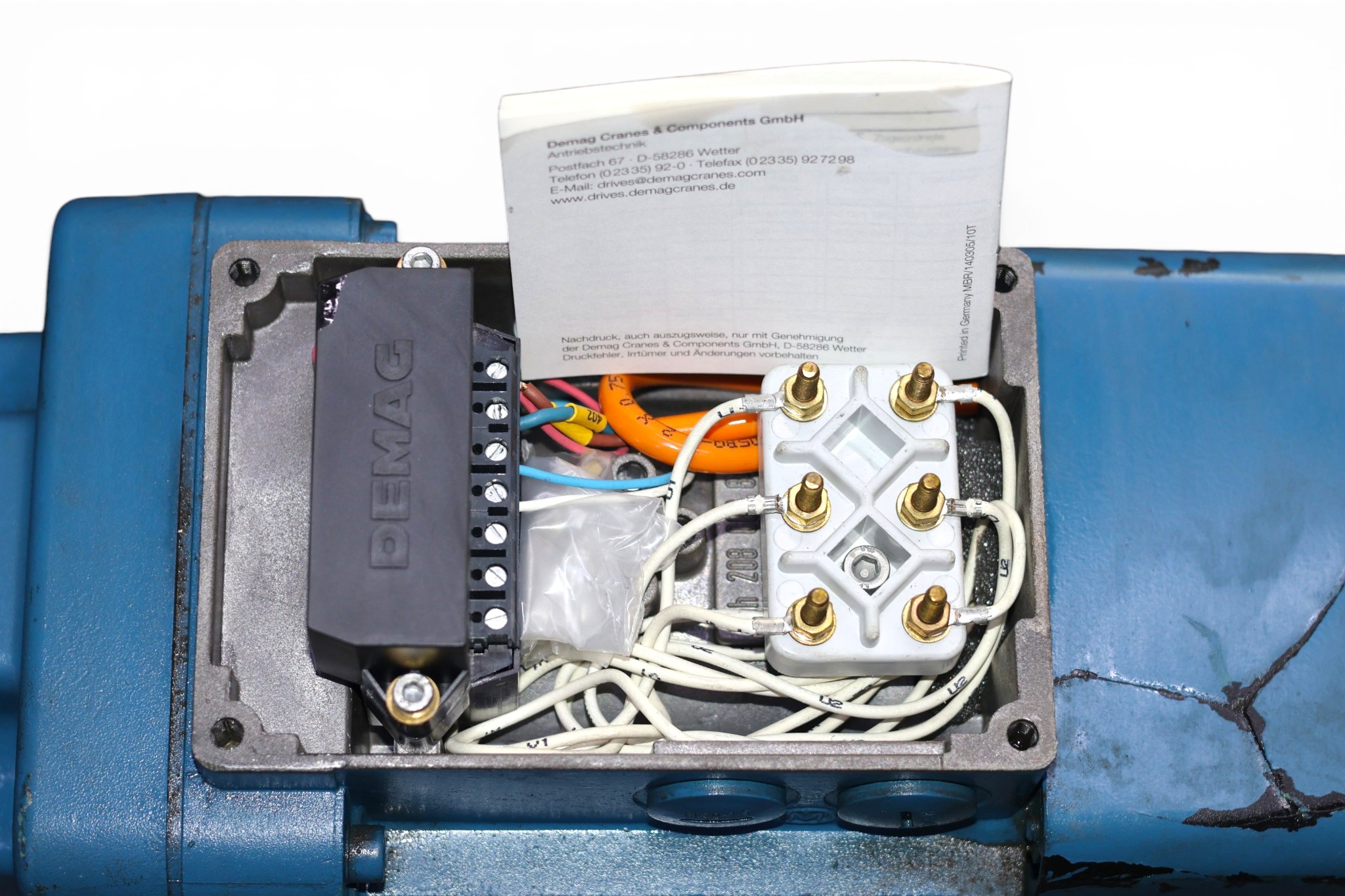 DEMAG ZBA 71 B 2 B003 CYLINDRICAL-ROTOR MOTOR - Image 5