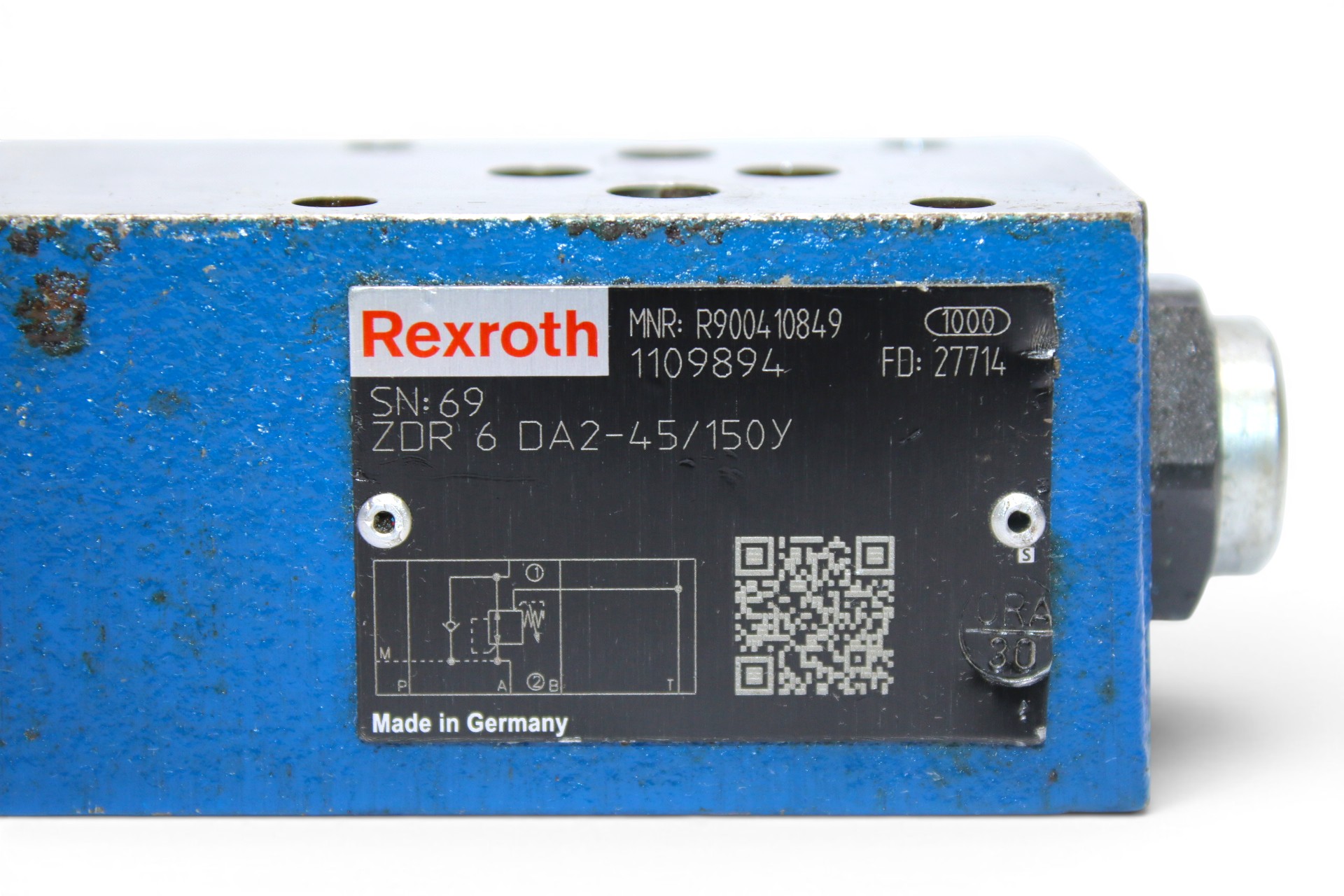REXROTH ZDR6DA2-45/150Y PRESSURE REDUCING VALVE R900410849 - Image 2