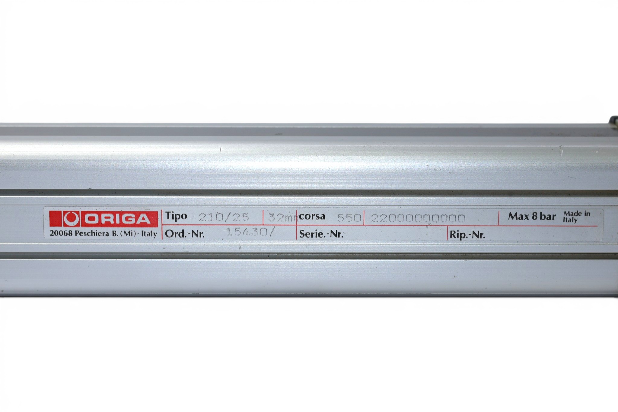 ORIGA 210/25 LINEAR ACTUATOR 32-550 - Image 2