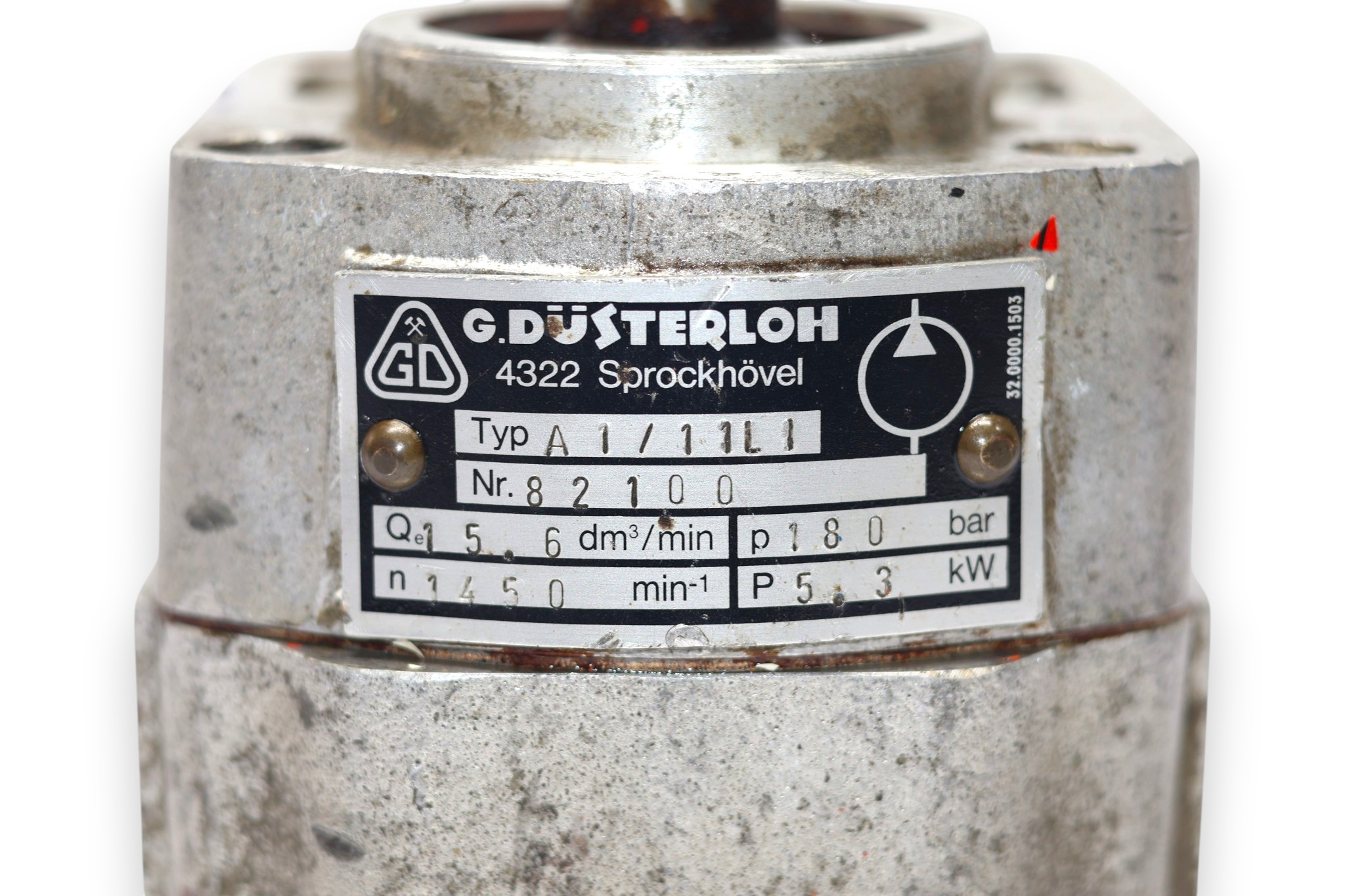 G.DUSTEPLOHb A1/11L1 HYDRAULIC GEAR PUMP - Image 2