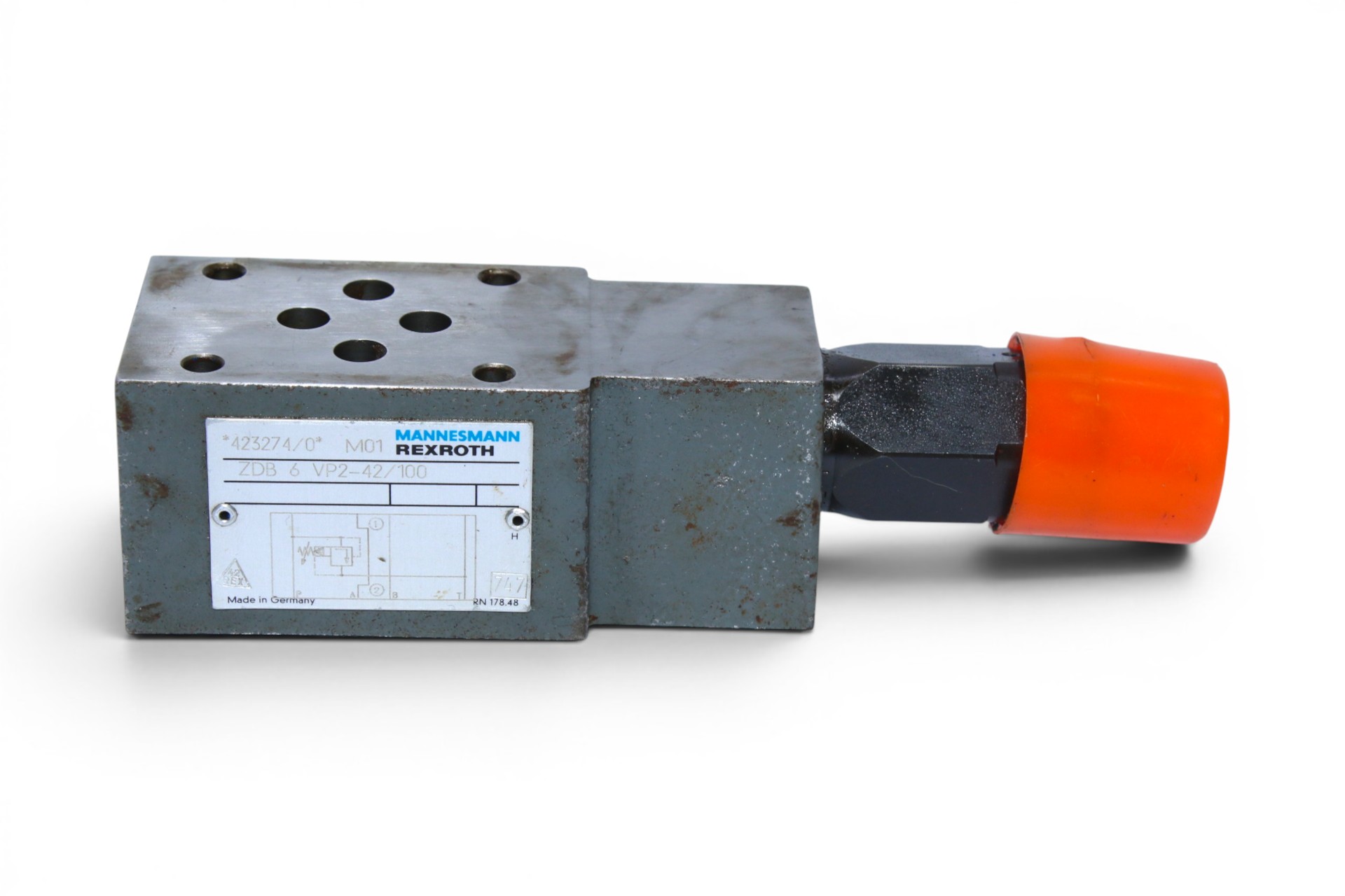 REXROTH ZDB6VP2-42/100 PRESSURE RELIEF VALVE R900423274 - Image 3