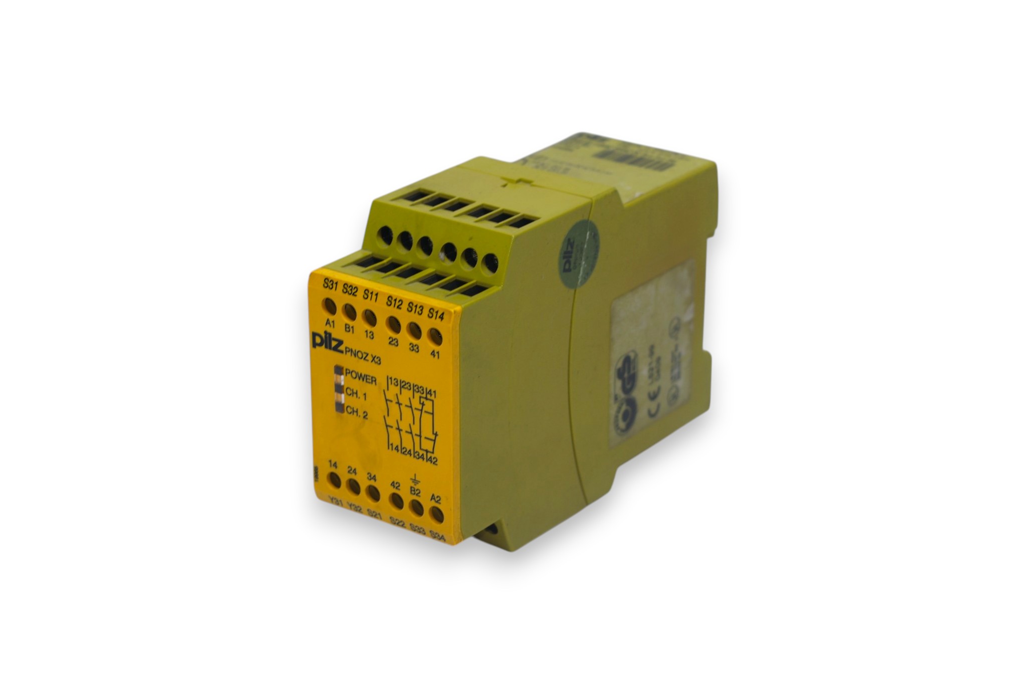 PILZ PNOZ X3 110VAC 24VAC/DC 3n/o 1n/c 1so SAFETY RELAY 774314