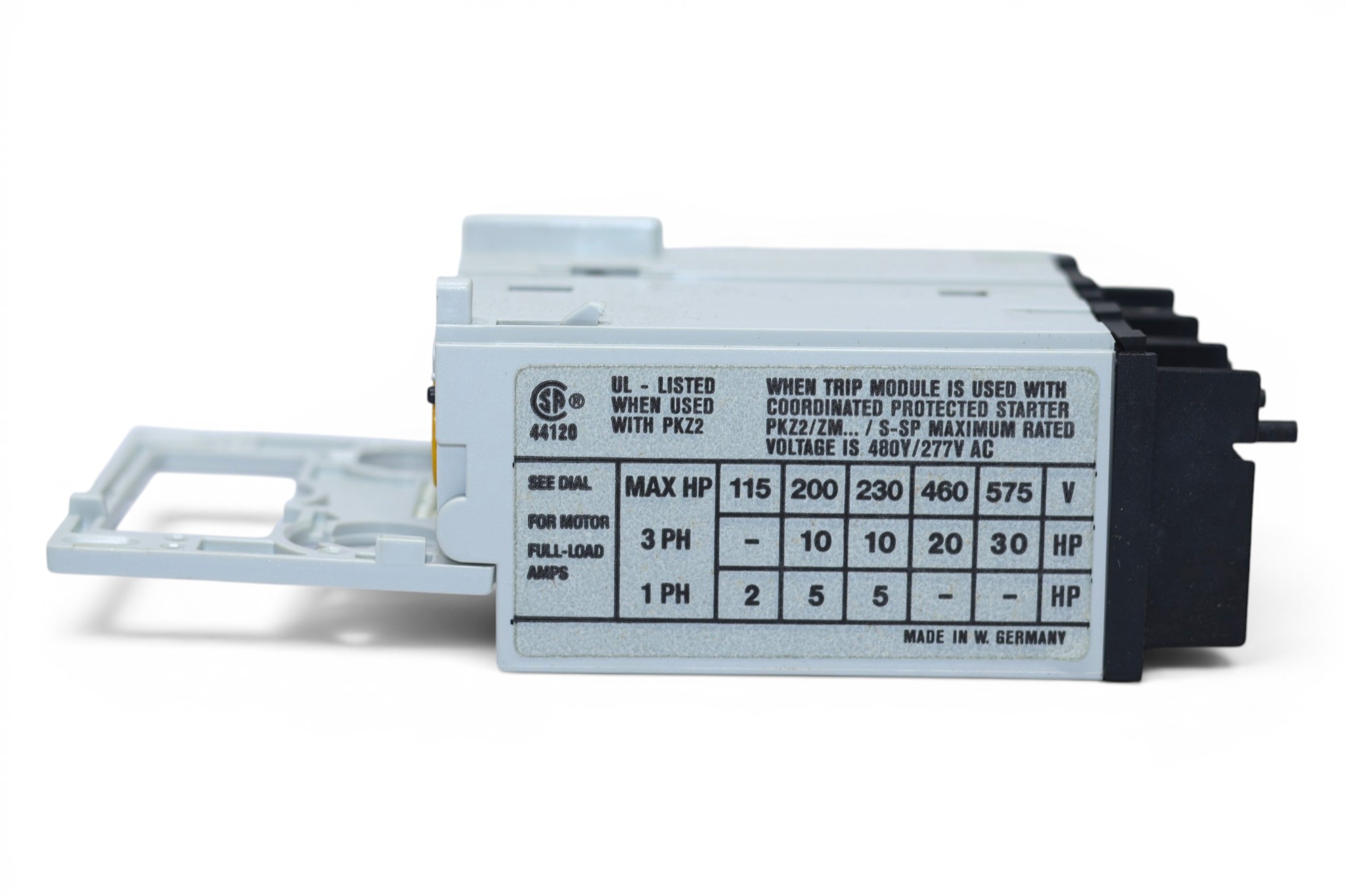 MOELLER ZM-32-PKZ2 MOTOR PROTECTION TRIP BLOCK 047963 - Image 4