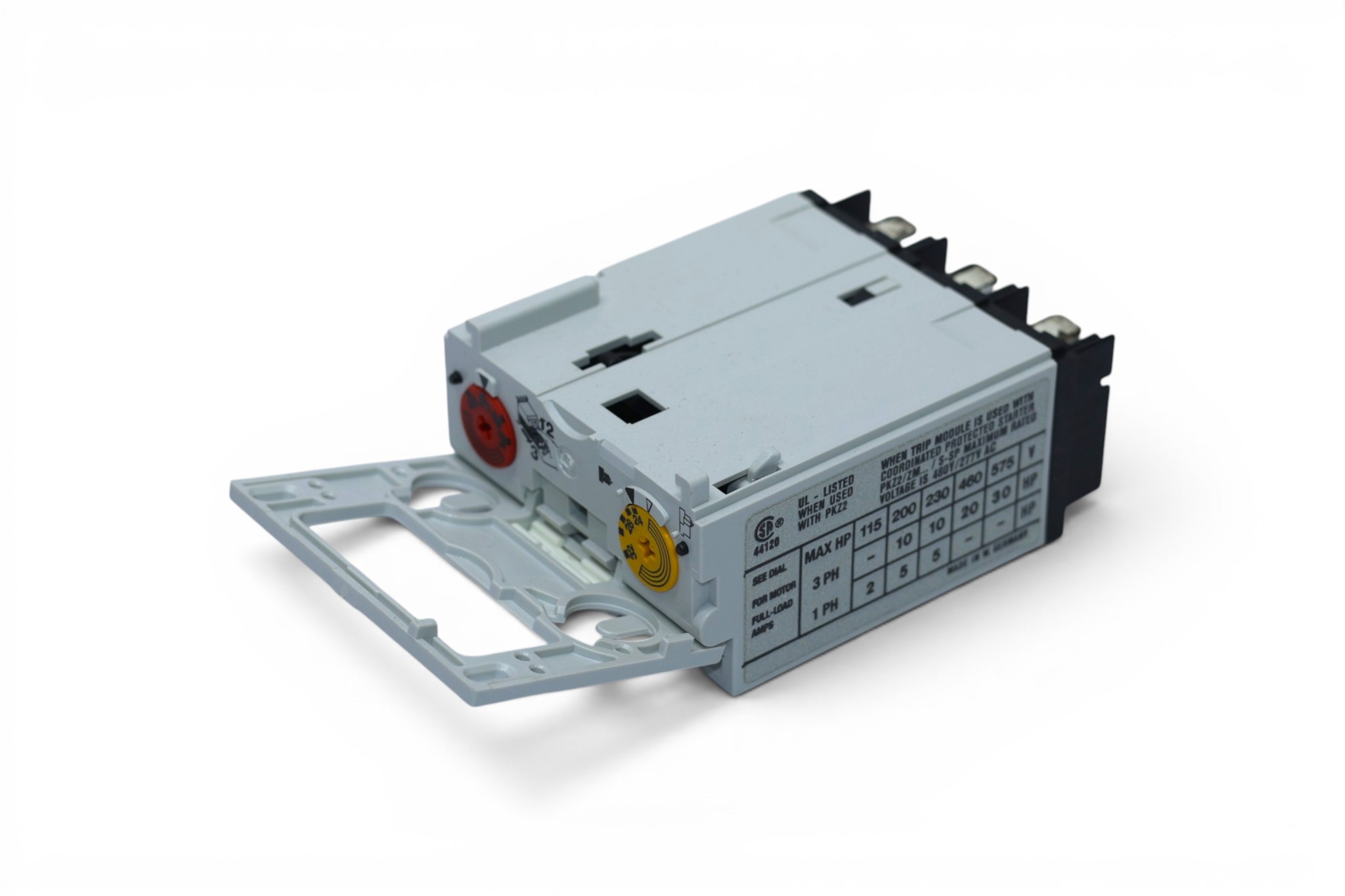 MOELLER ZM-32-PKZ2 MOTOR PROTECTION TRIP BLOCK 047963