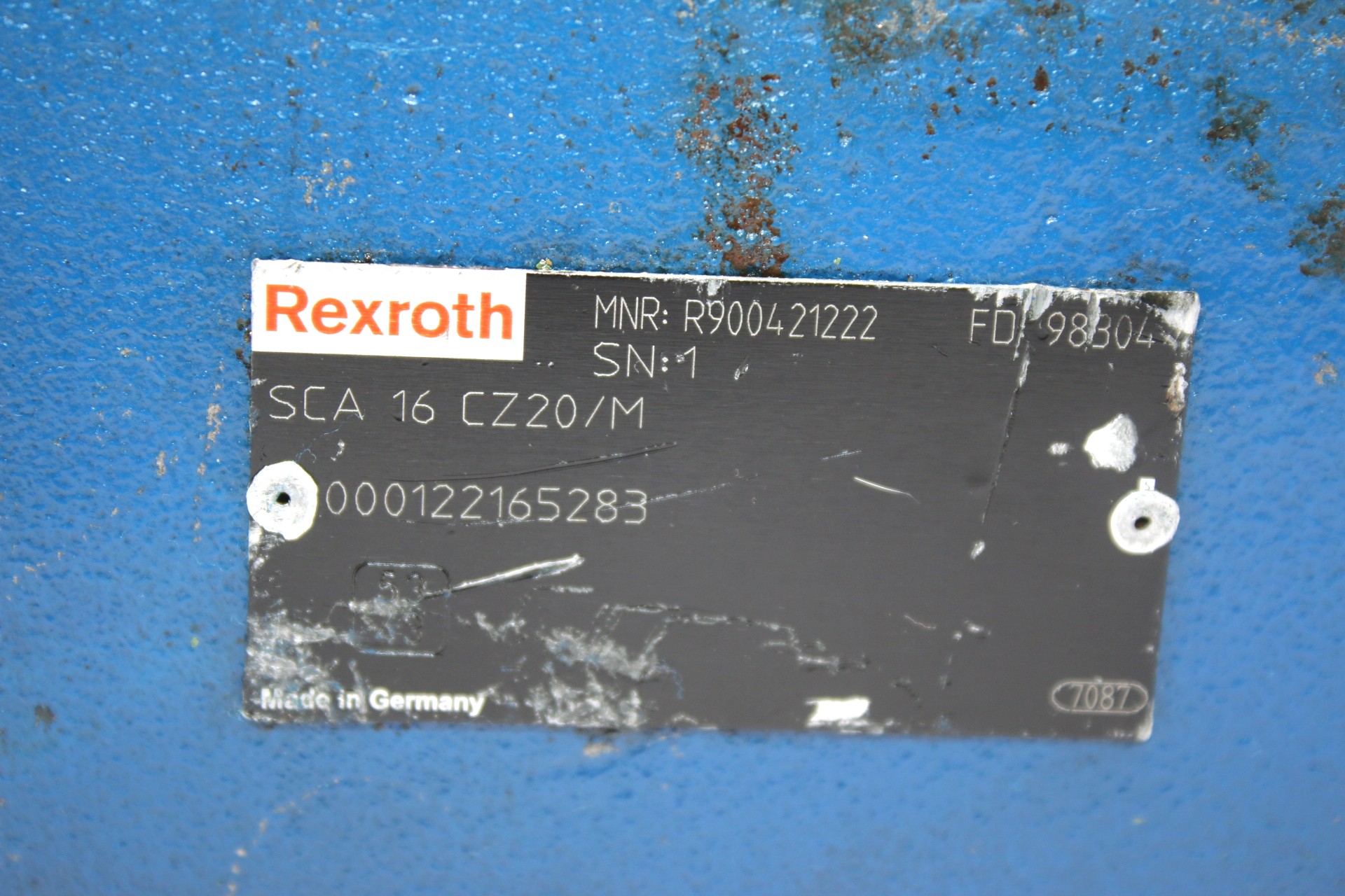 REXROTH SCA16CZ20/M FLOW CONTROL VALVE R900421222 - Image 2