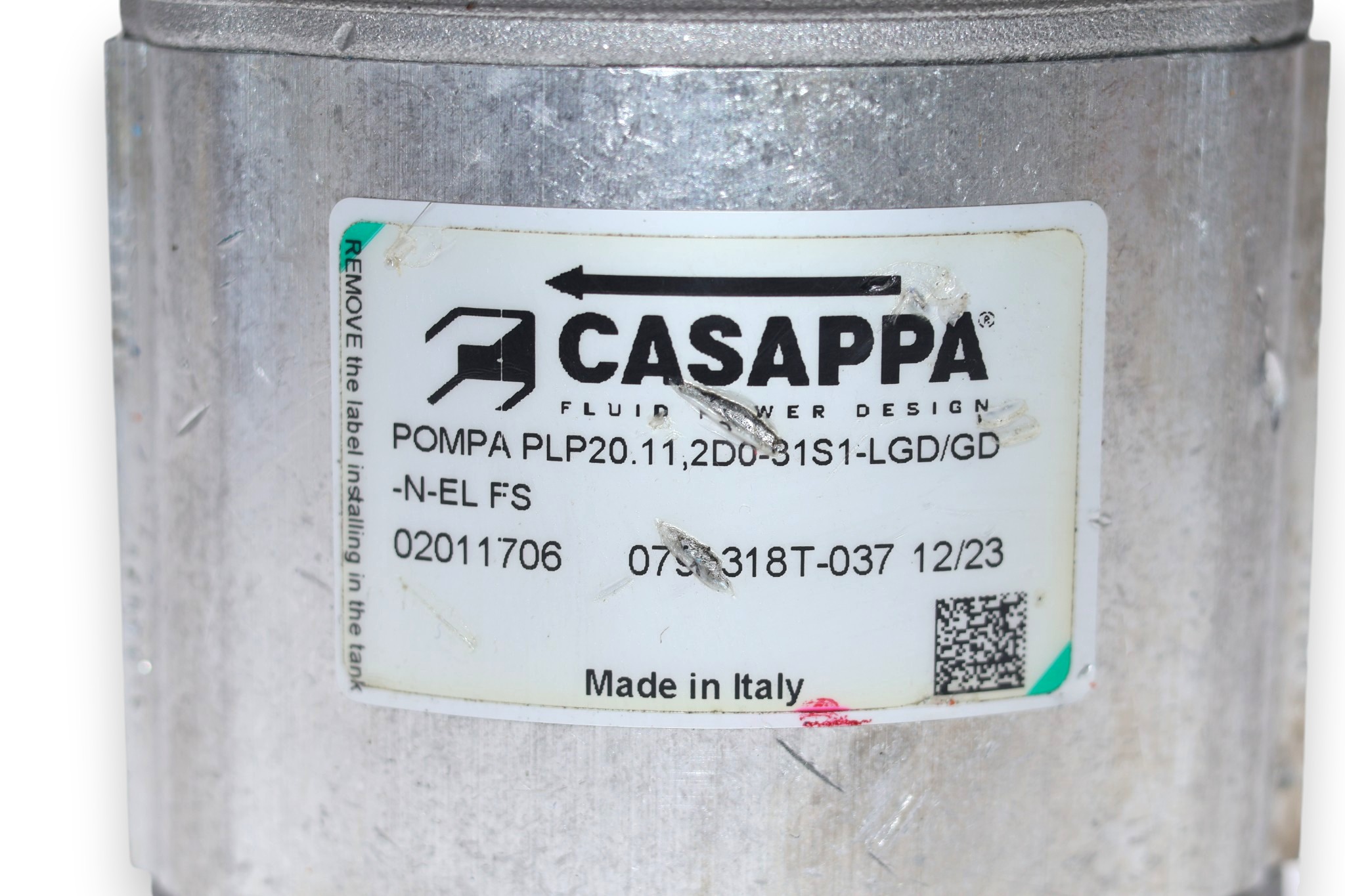 CASAPPA PLP20.11,2D0-31S1-LGD/GD-N-EL FS GEAR PUMP 02011706 - Image 2
