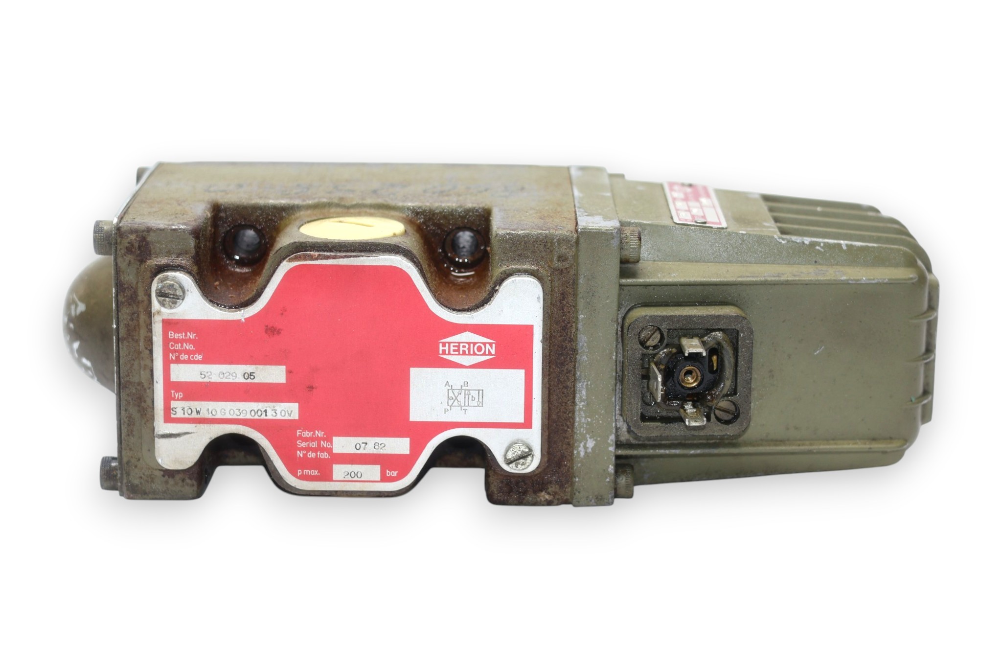 HERION S 10 W 10 G 039 0013 0V DIRECTIONAL CONTROL VALVE - Image 3
