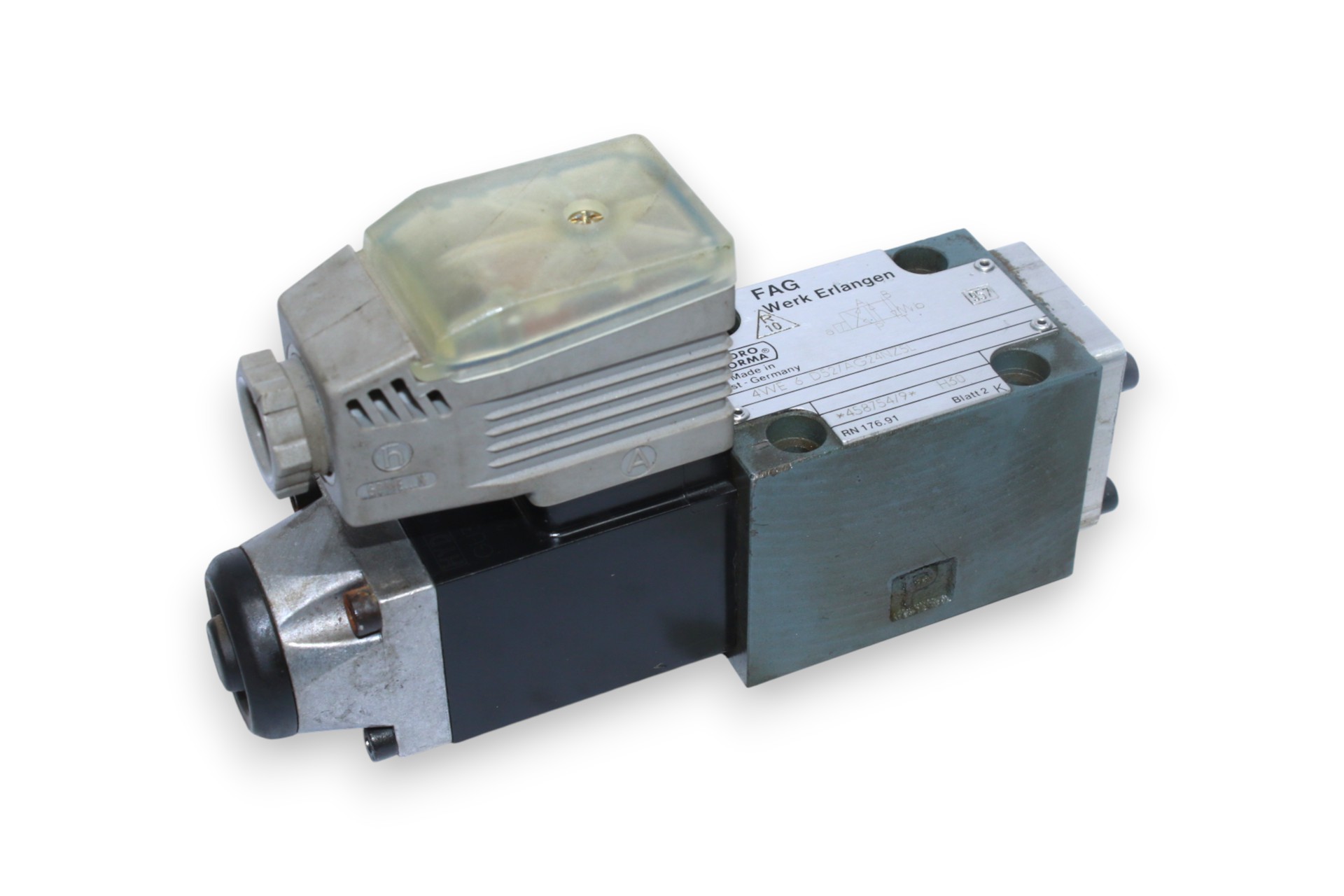 HYDRONORMA 4WE 6 D52/AG24NZ5L DIRECTIONAL CONTROL VALVE