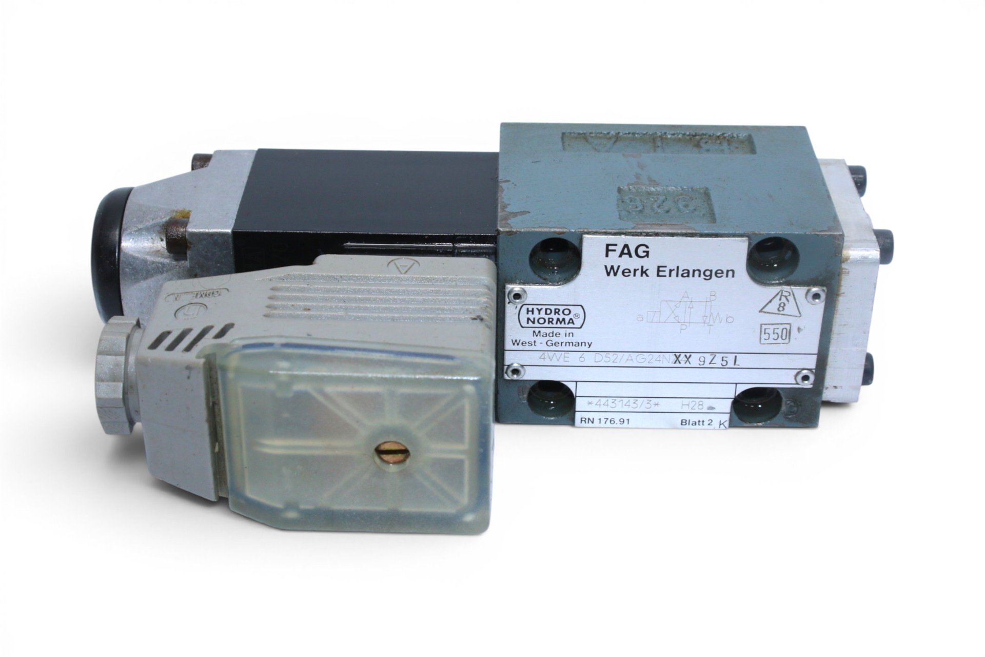 HYDRONORMA 4WE 6 D52/AG24N9Z5L DIRECTIONAL CONTROL VALVE - Image 3