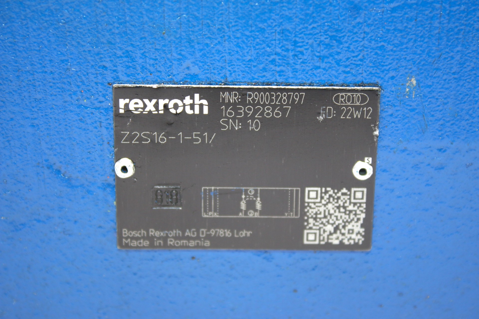 REXROTH Z2S16-1-51 CHECK VALVE R900328797 - Image 2