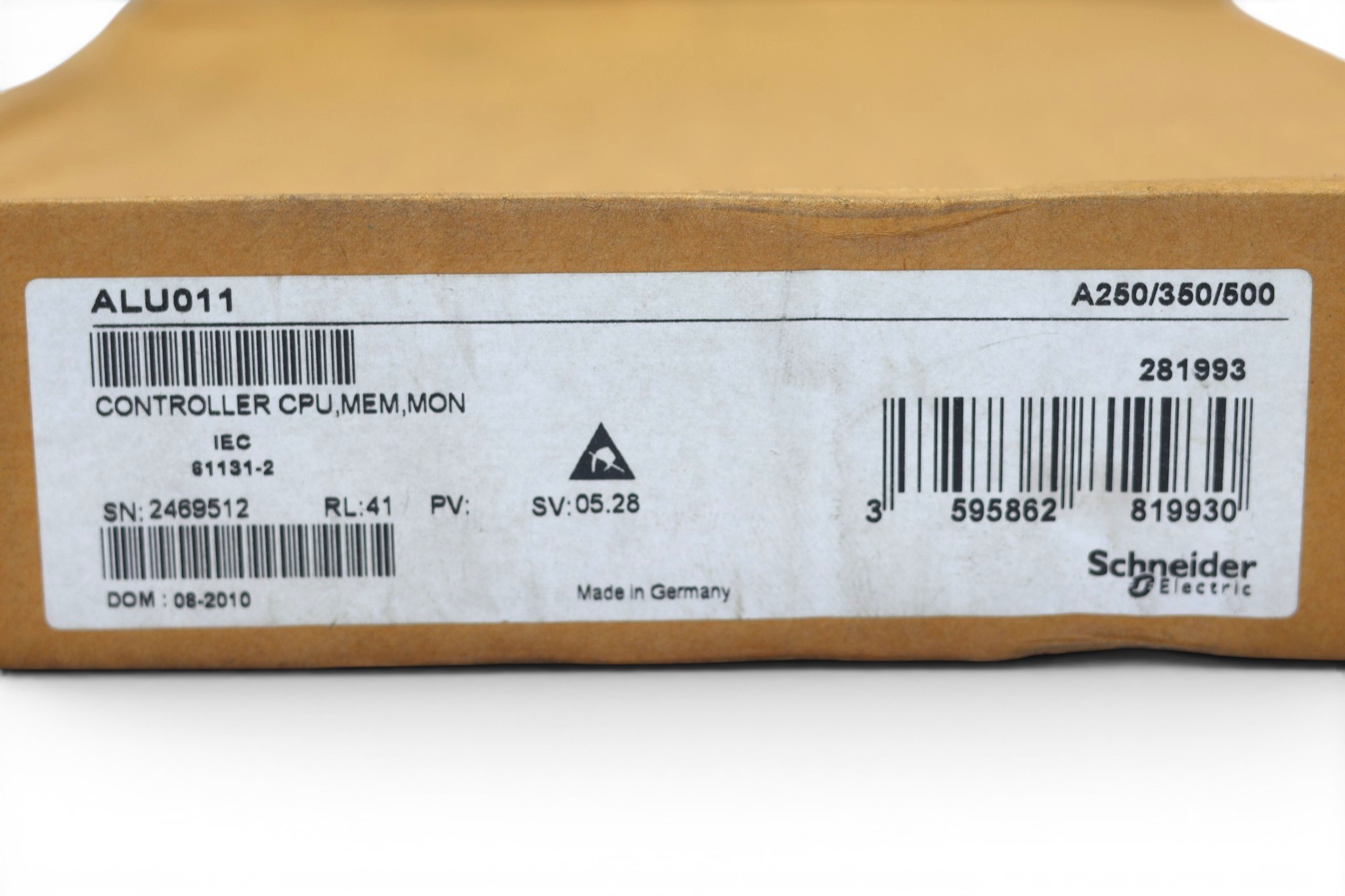 AEG ALU011 CONTROLLER CPU - Image 2