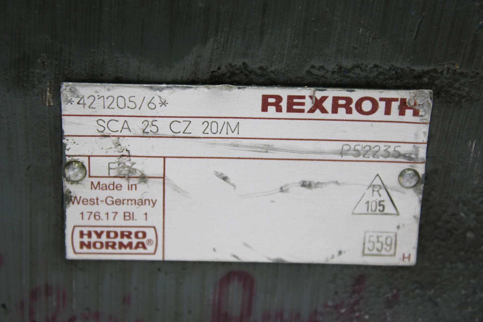 REXROTH SCA 25 CZ 20/M CHECK VALVE R900421205 - Image 2