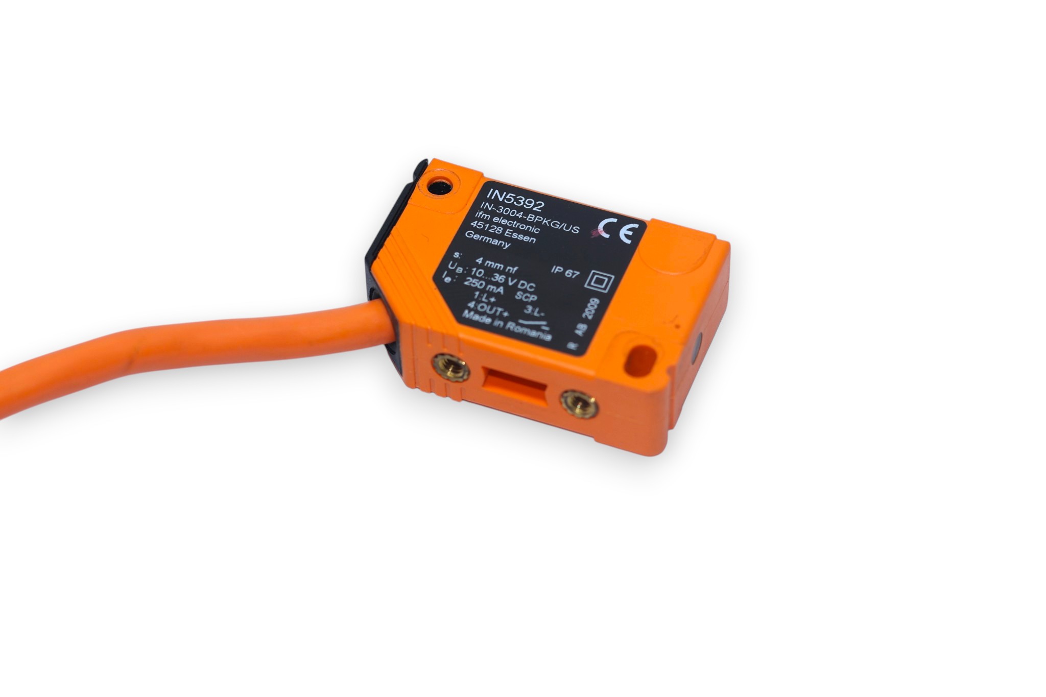 IFM IN5392 INDUCTIVE SENSOR IN-3004-BPKG/2,5M/US - Image 3