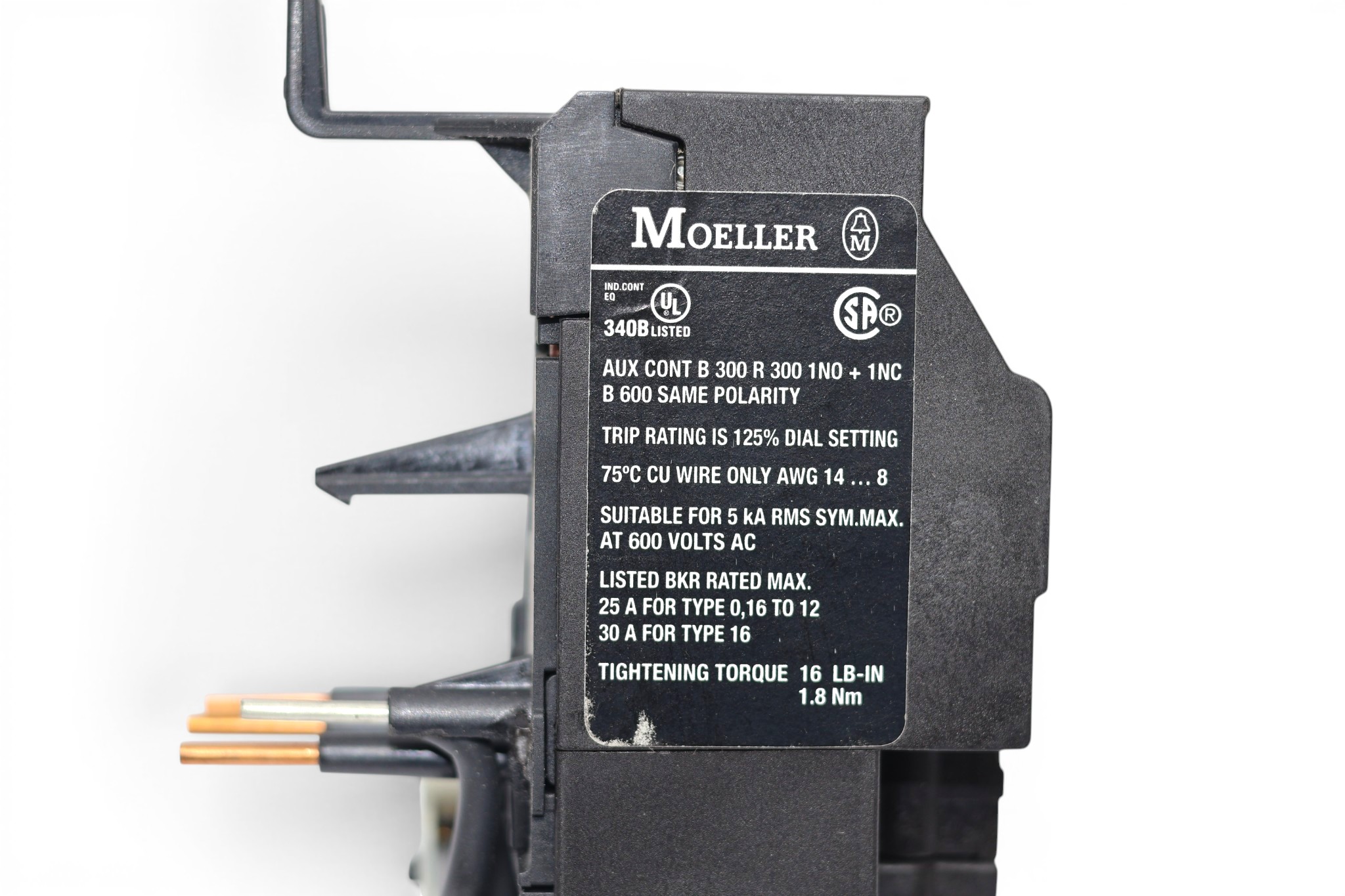 MOELLER ZB32-32 OVERLOAD RELAY 278454 - Image 4