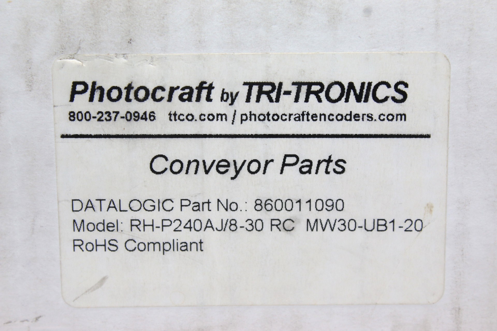 TRI-TRONICS PHOTOCRAFT RH-P240AJ/8-30 PROGRAMMABLE WHEELED ENCODER WM-30-B - Image 2