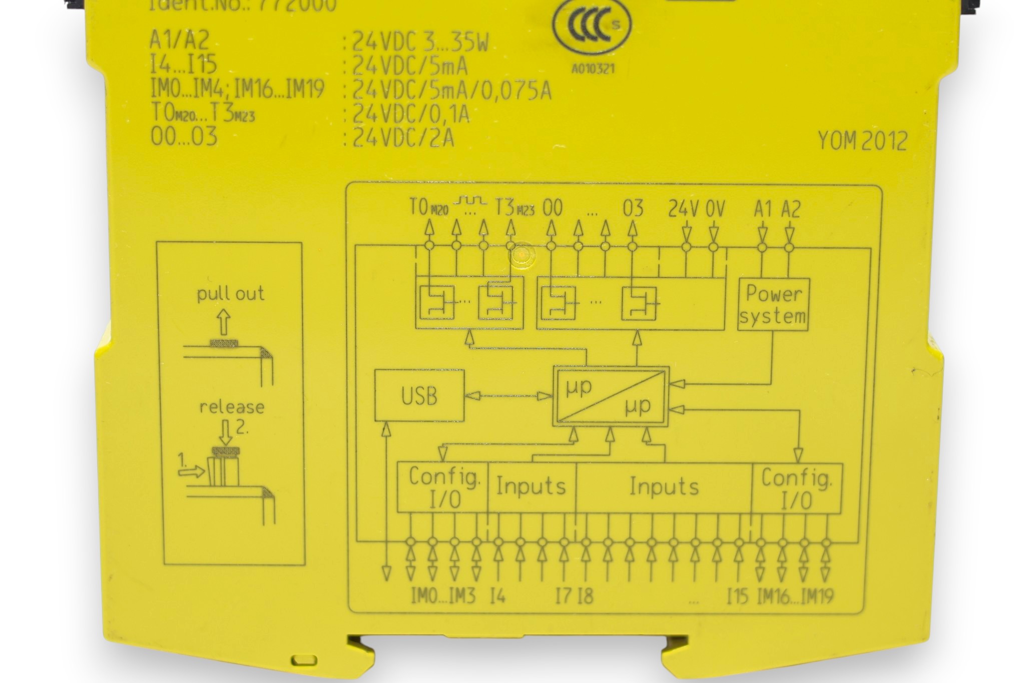 PILZ PNOZ mm0p SAFETY CONTROLLER 772000 - Image 3