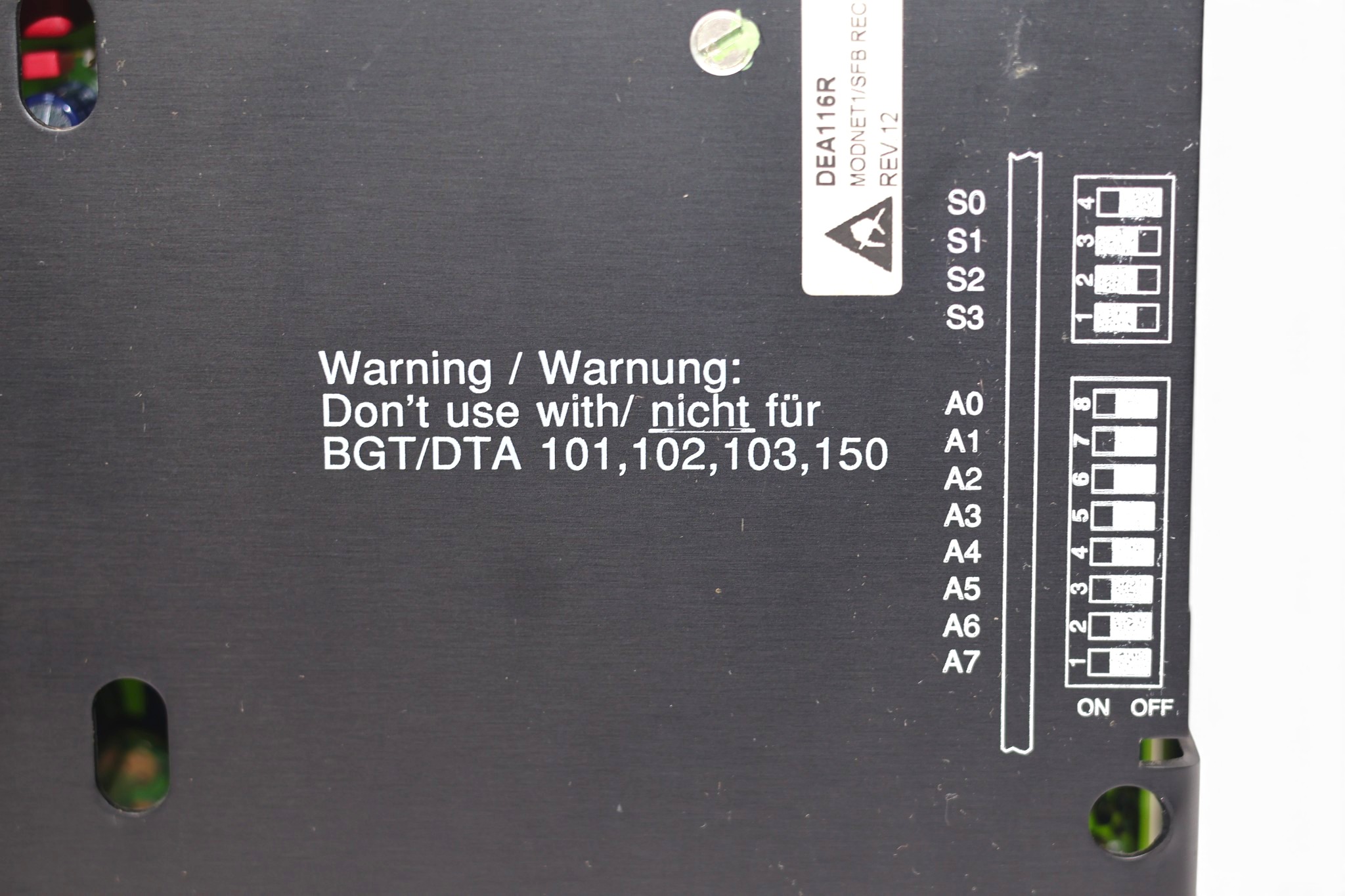 AEG DEA116R RECEIVER MODULE - Image 4