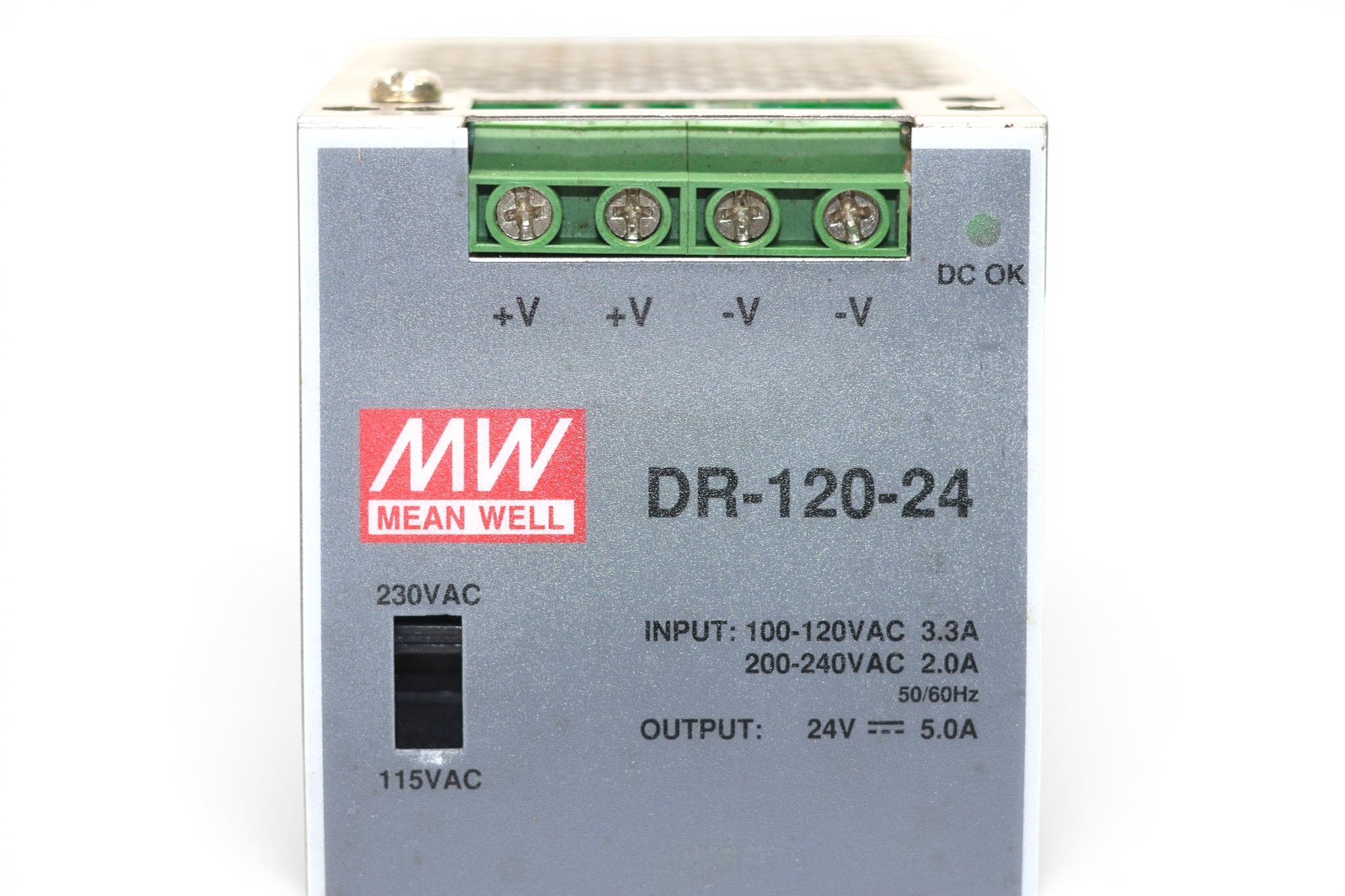 MEAN WELL DR-120-24 POWER SUPPLY - Image 2