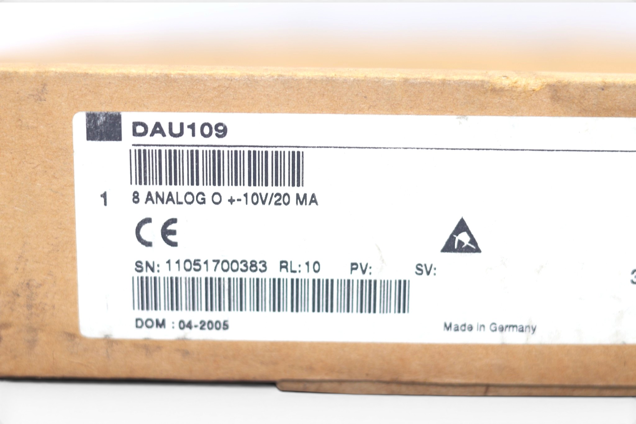 SCHNEIDER DAU-109 OUTPUT MODULE - Image 2