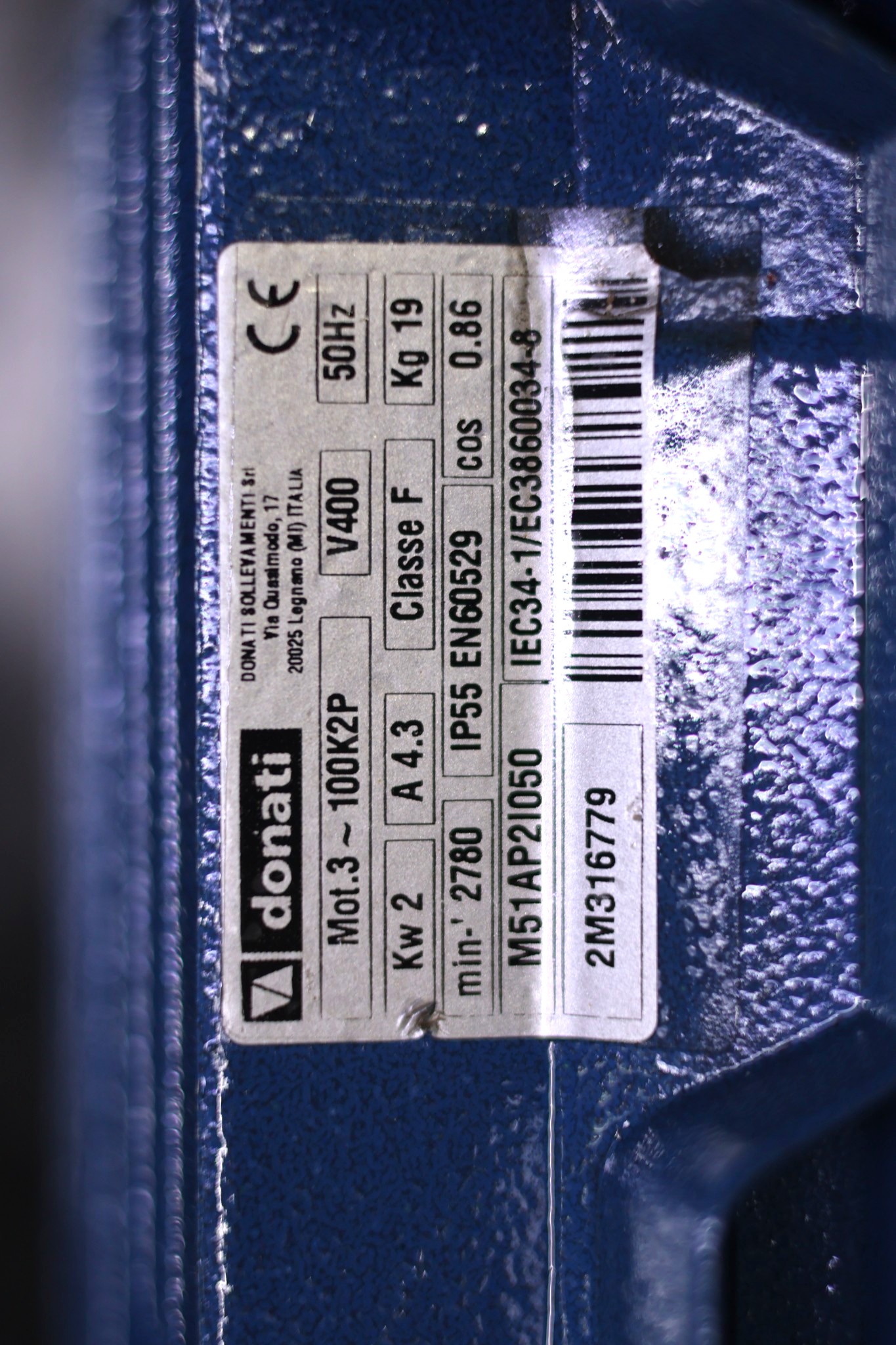 DEMAG 20/14PL4-16 HOIST MOTOR - Image 2