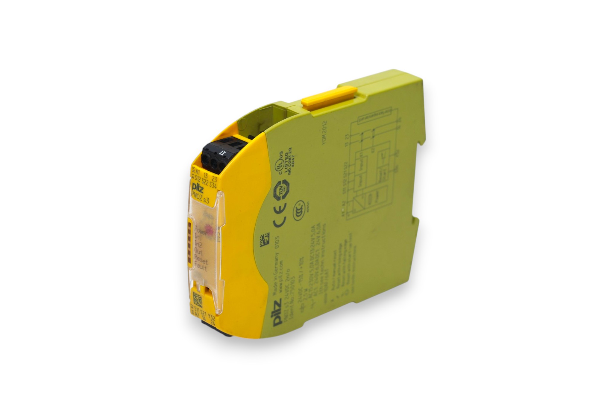 PILZ PNOZ s3 24VDC 2 n/o SAFETY RELAY 750103