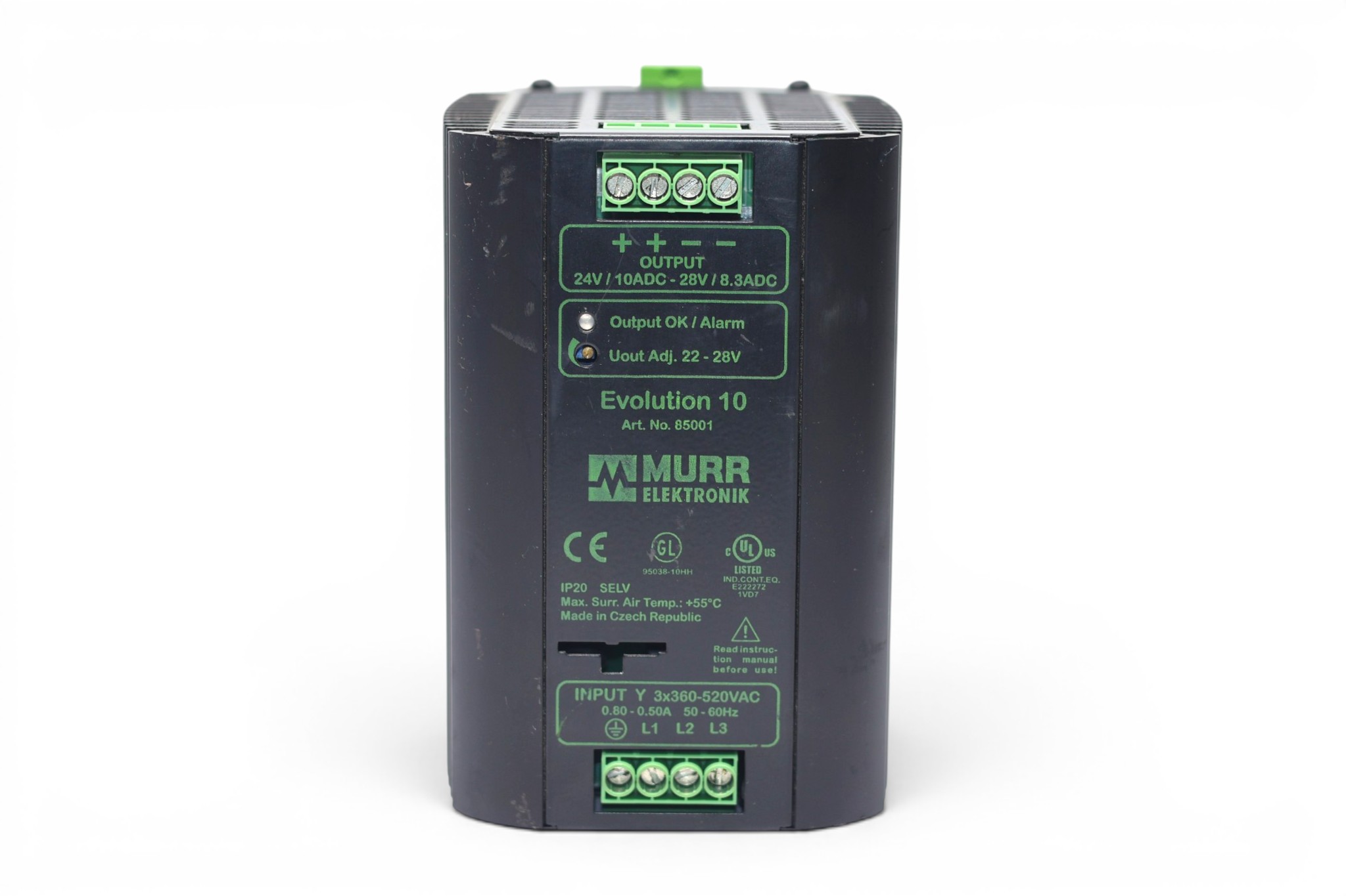 MURR ELEKTRONIK 85001 POWER SUPPLY Evolution 10 - Image 3