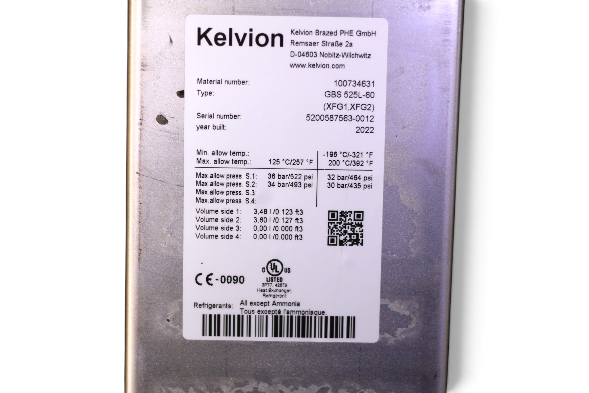 KELVION GBS 525L-60 PLATE HEAT EXCHANGER - Image 2