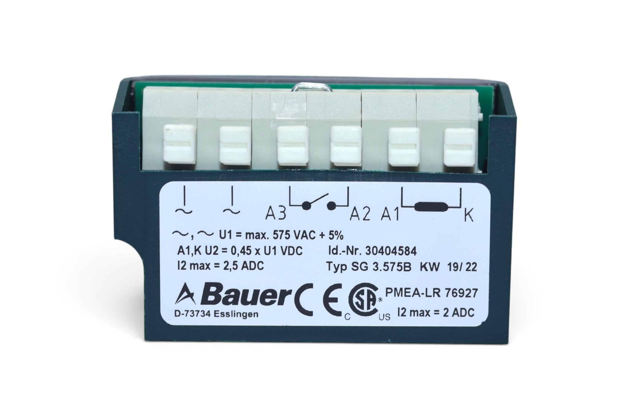 BAUER 30404584 RECTIFIER SG 3.575B - Image 2