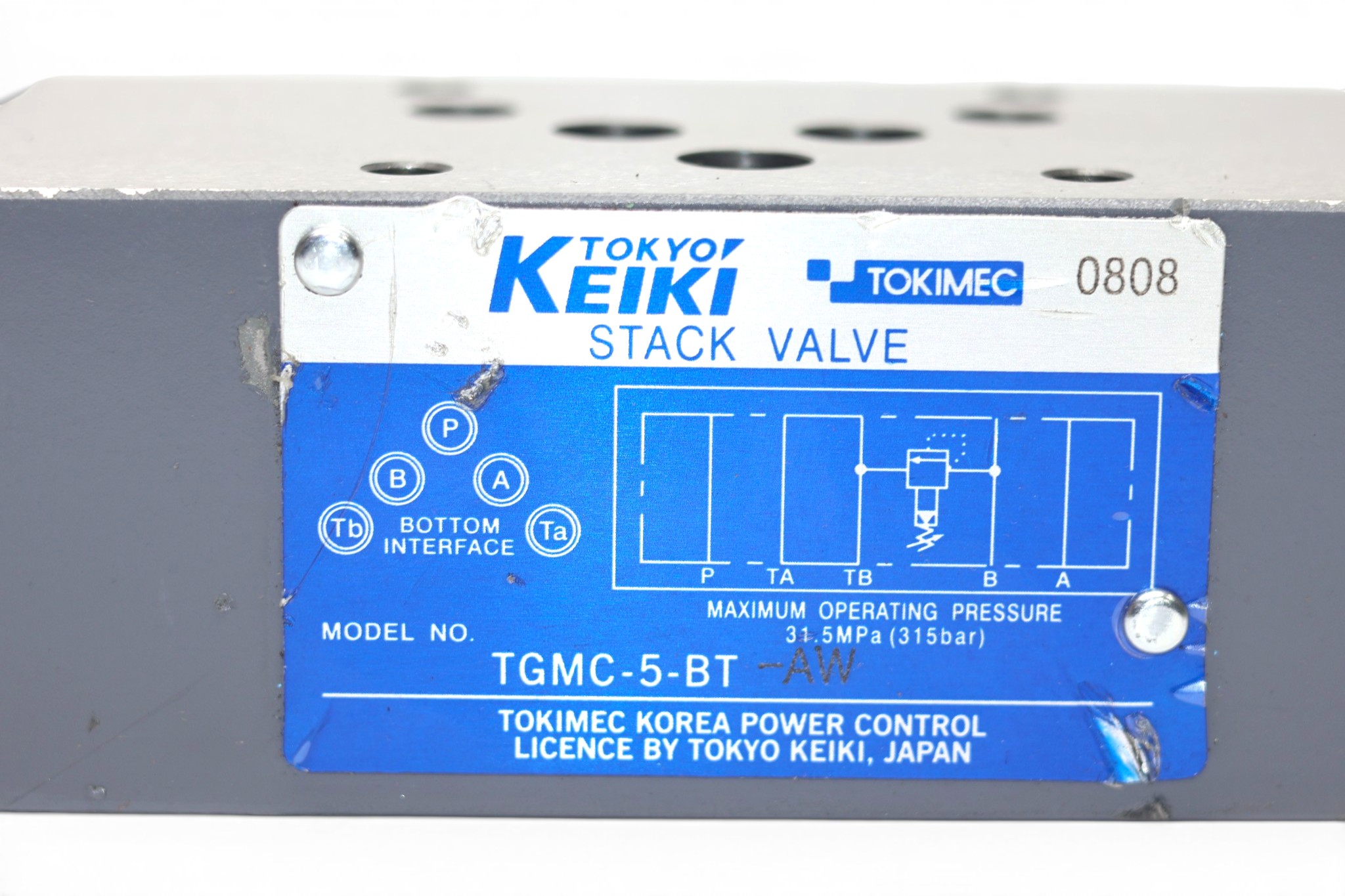 TOKYO KEIKI TGMC-5-BT-AW PRESSURE RELIEF VALVE - Image 2