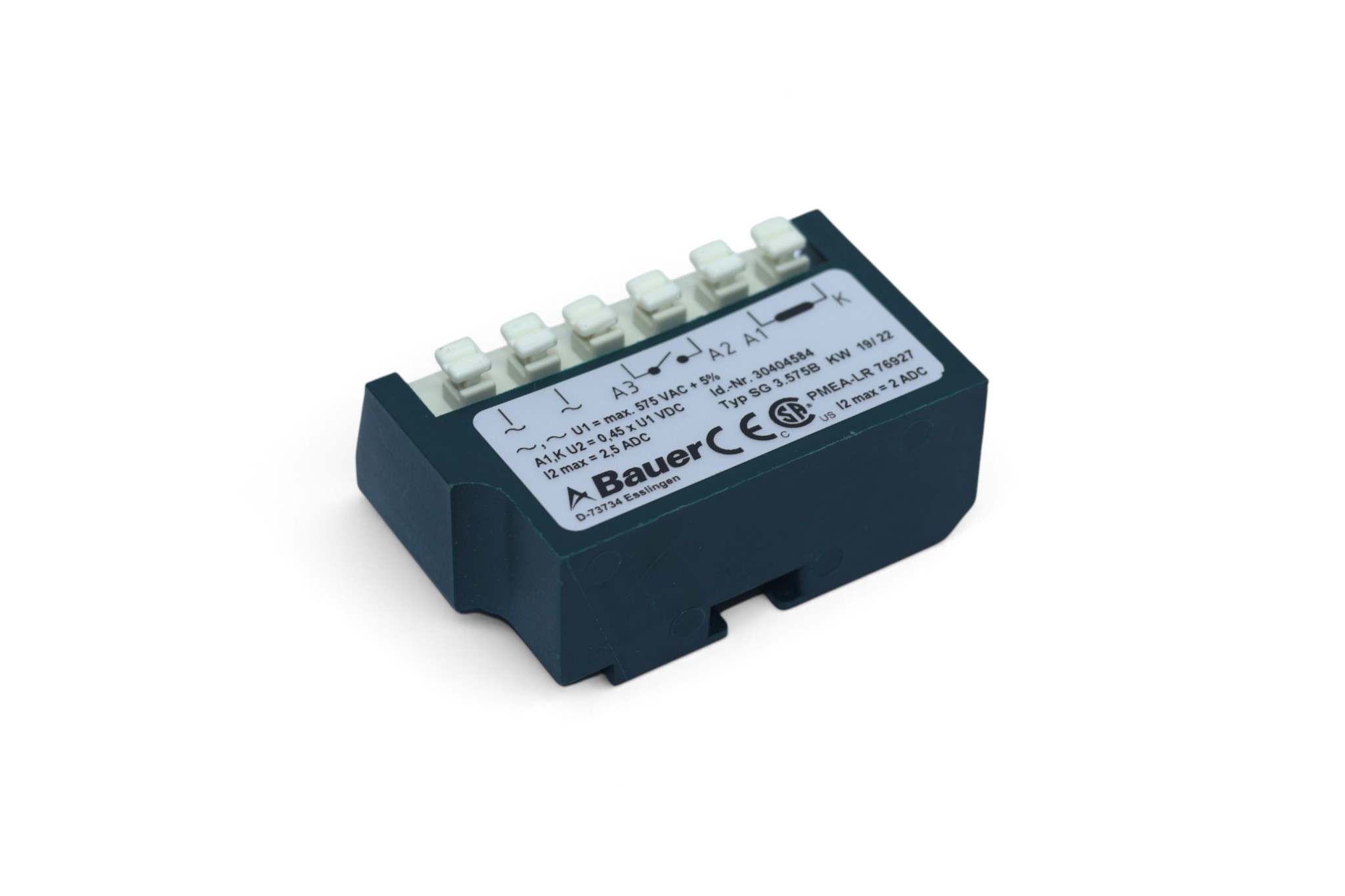 BAUER 30404584 RECTIFIER SG 3.575B