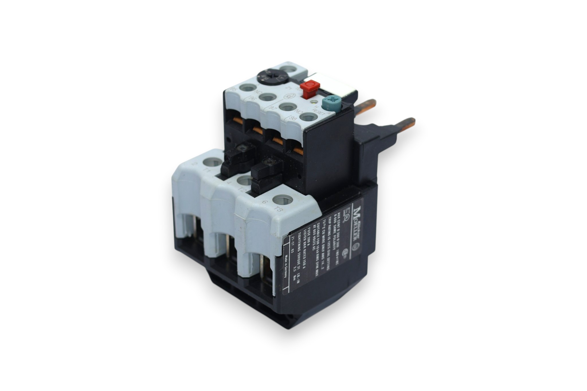 MOELLER Z1-63 OVERLOAD RELAY