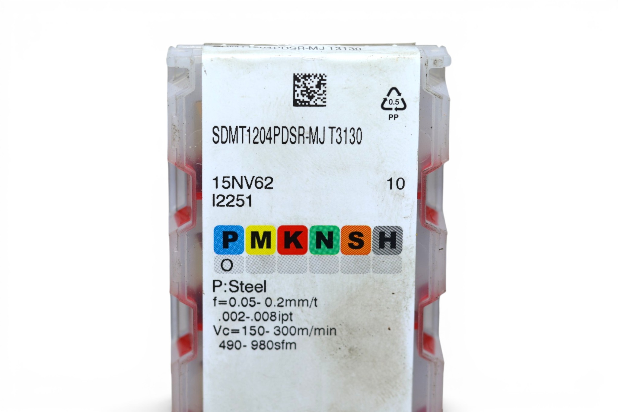 TUNGALOY SDMT 1204PDSR-MJT3130 INDEXABLE INSERT 06863835 - Image 2