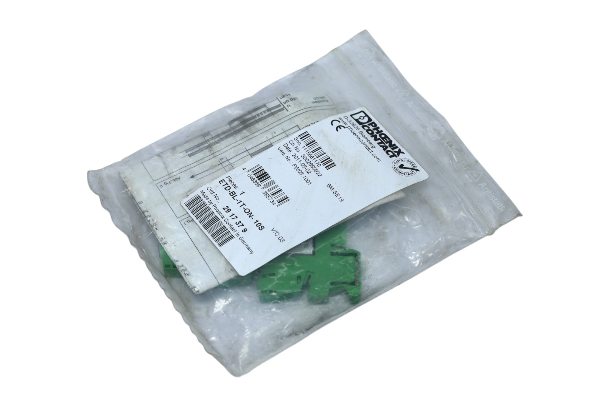 PHOENIX CONTACT ETD-BL-1T-ON- 10S TIMER RELAY 2917379 - Image 8