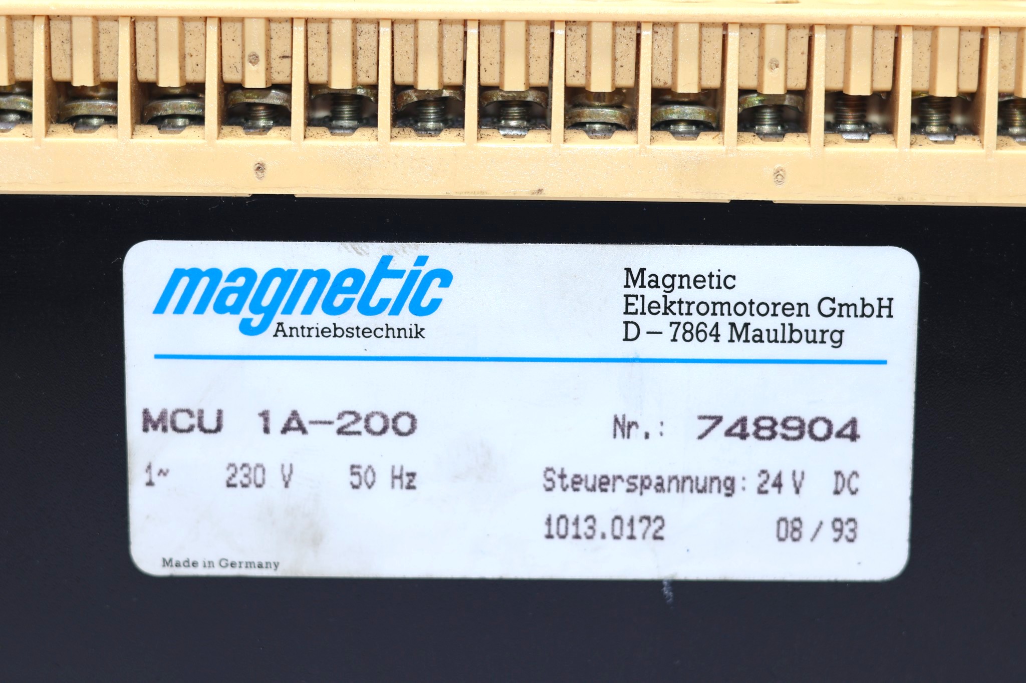 MAGNETIC MCU 1A-200 CONTROLLER - Image 2