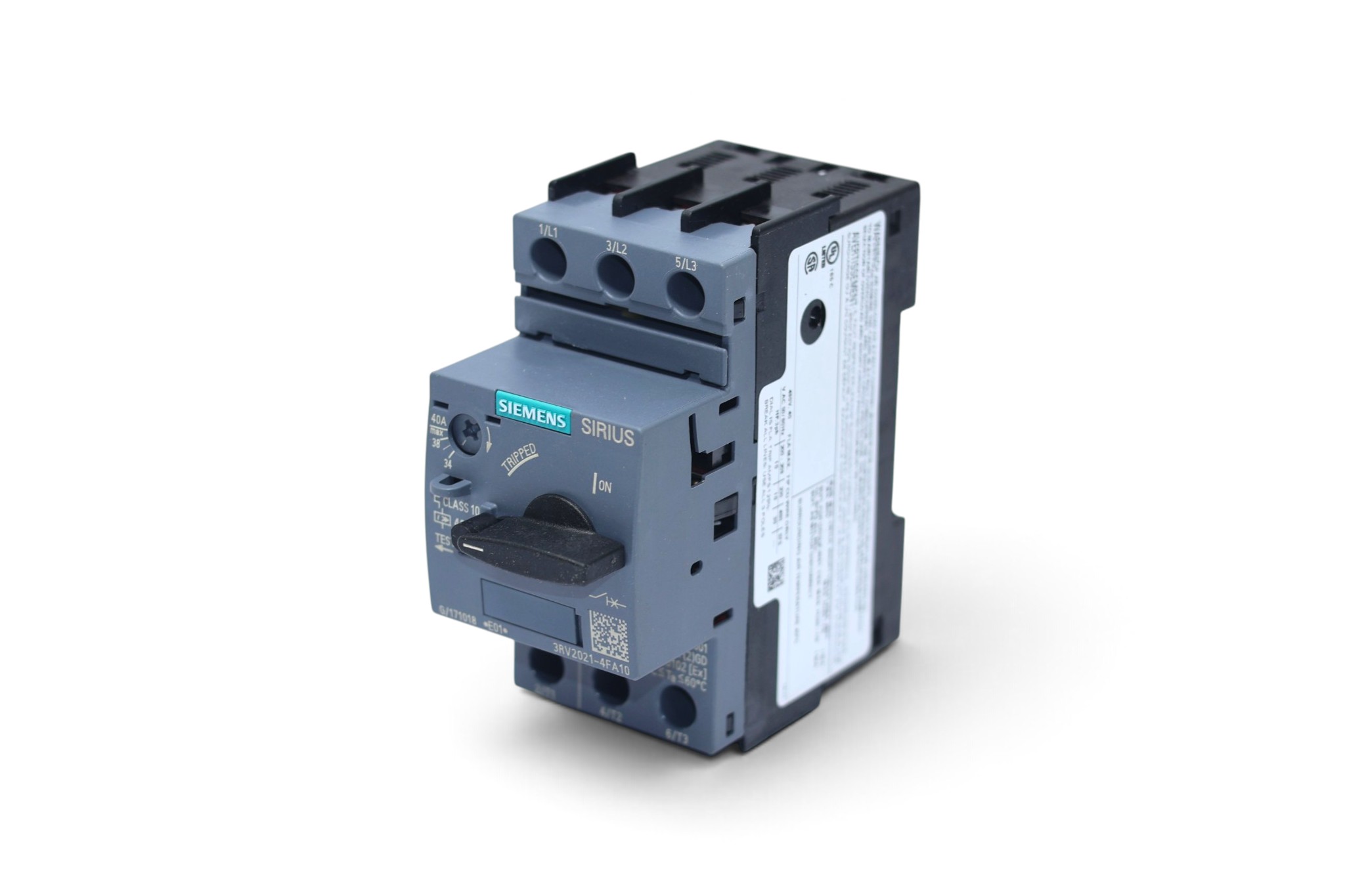 SIEMENS 3RV2021-4FA10 MOTOR BREAKER