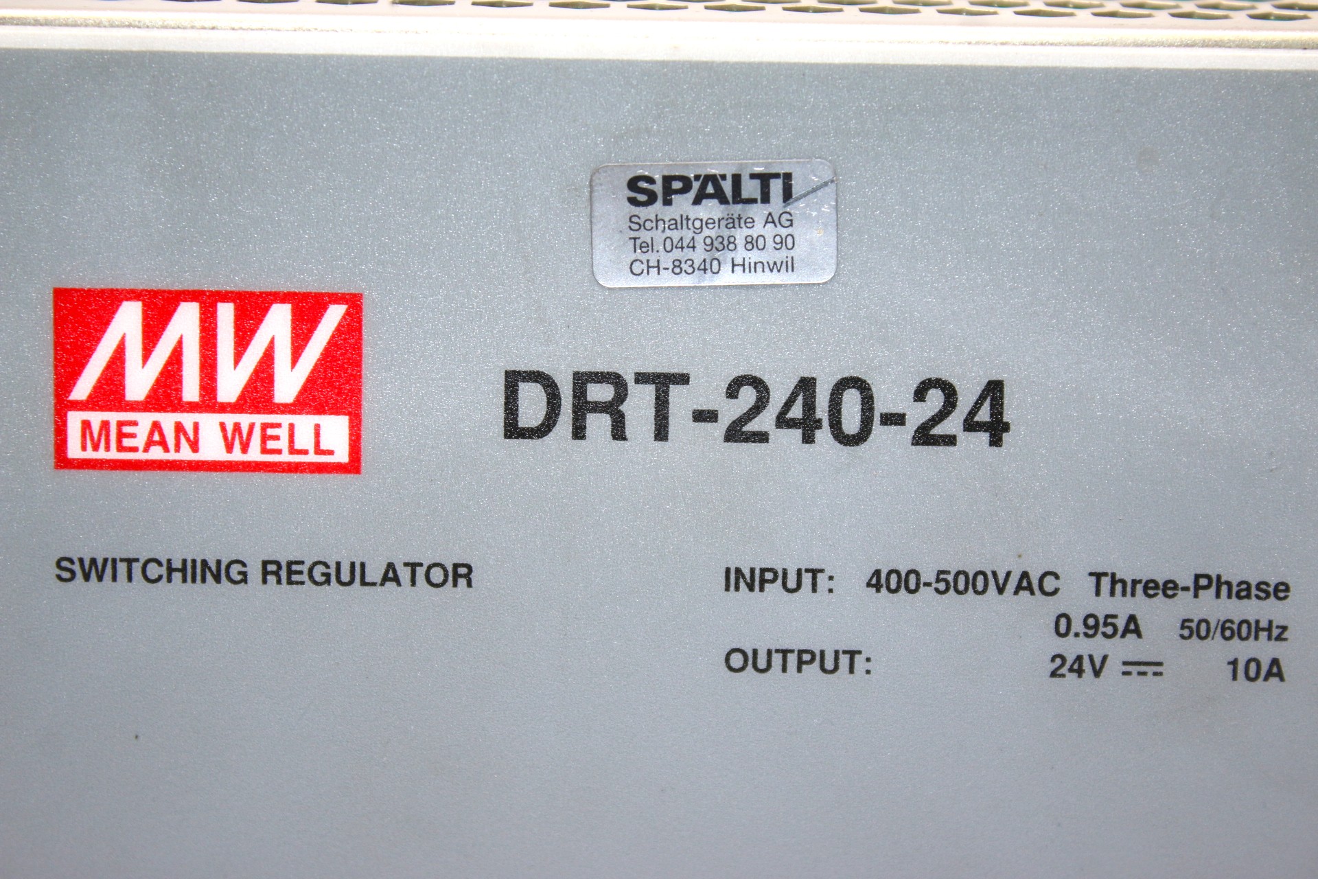MEAN WELL DRT-240-24 POWER SUPPLY - Image 2