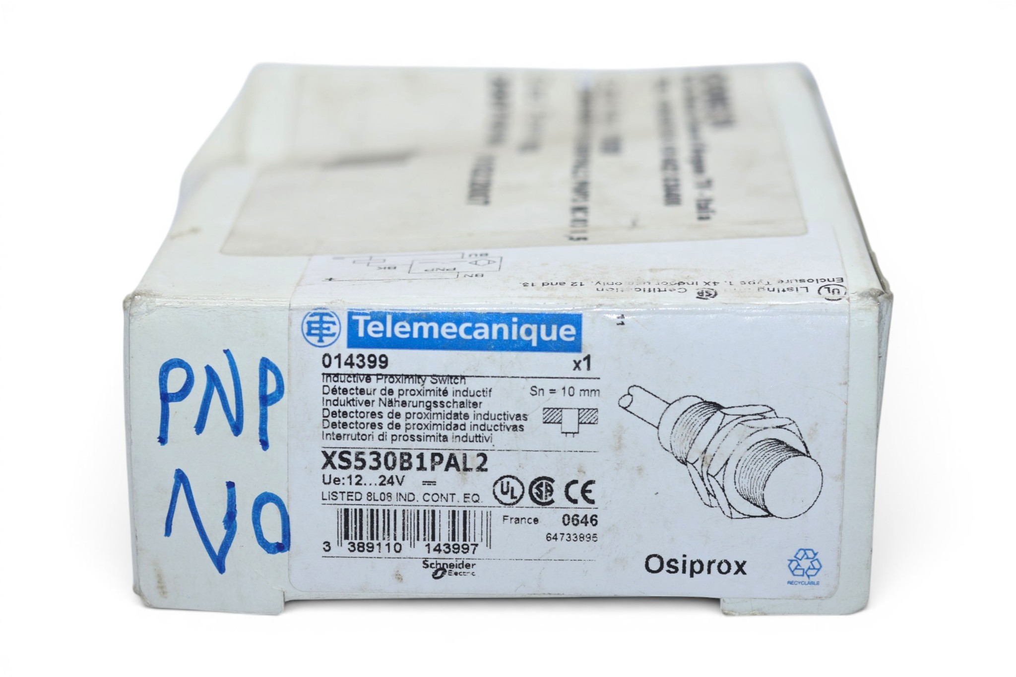 TELEMECANIQUE XS530B1PAL2 INDUCTIVE PROXIMITY SENSOR - Image 2