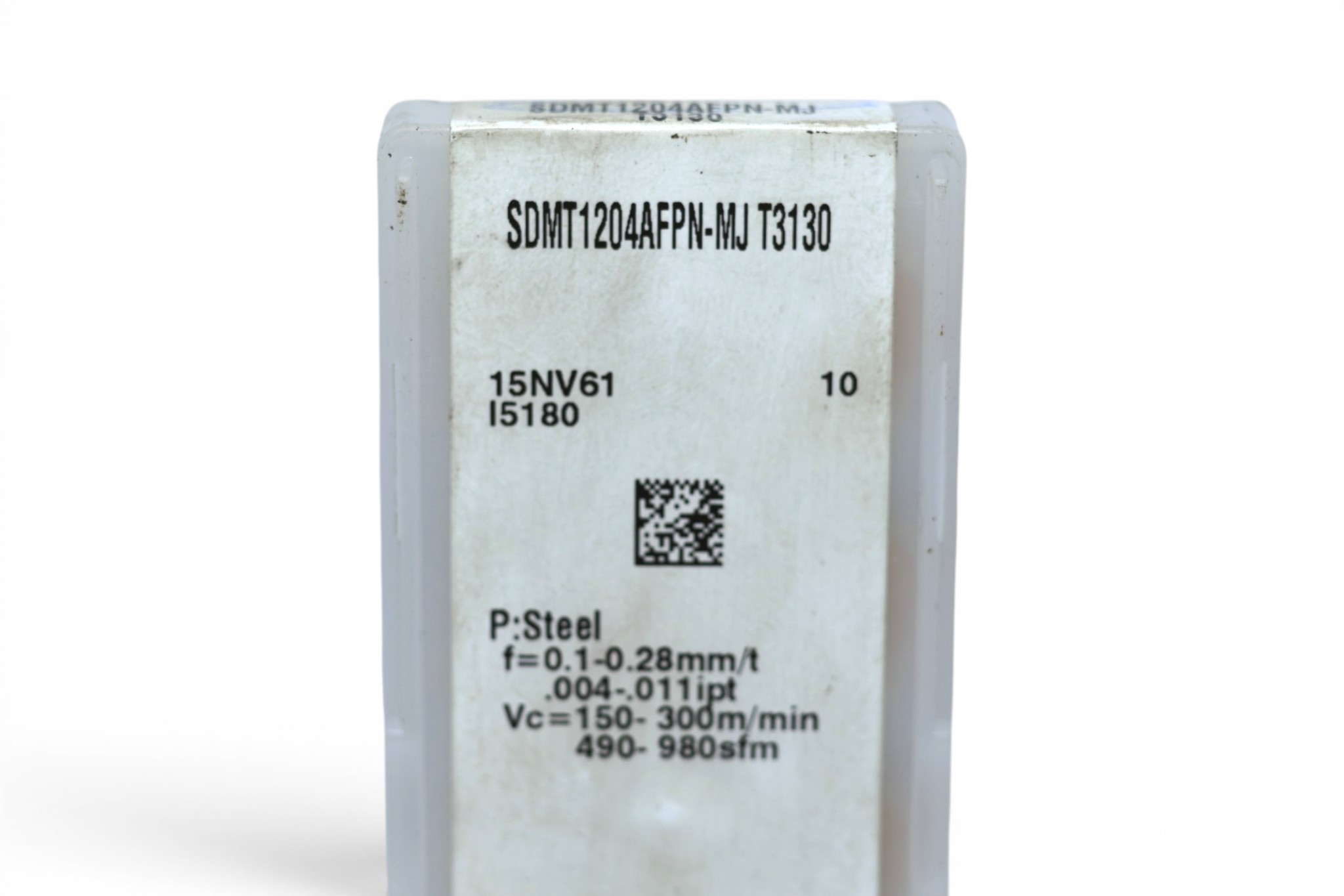 TUNGALOY SDMT1204AFPN-MJ T3130 INDEXABLE INSERT 06853834 - Image 2