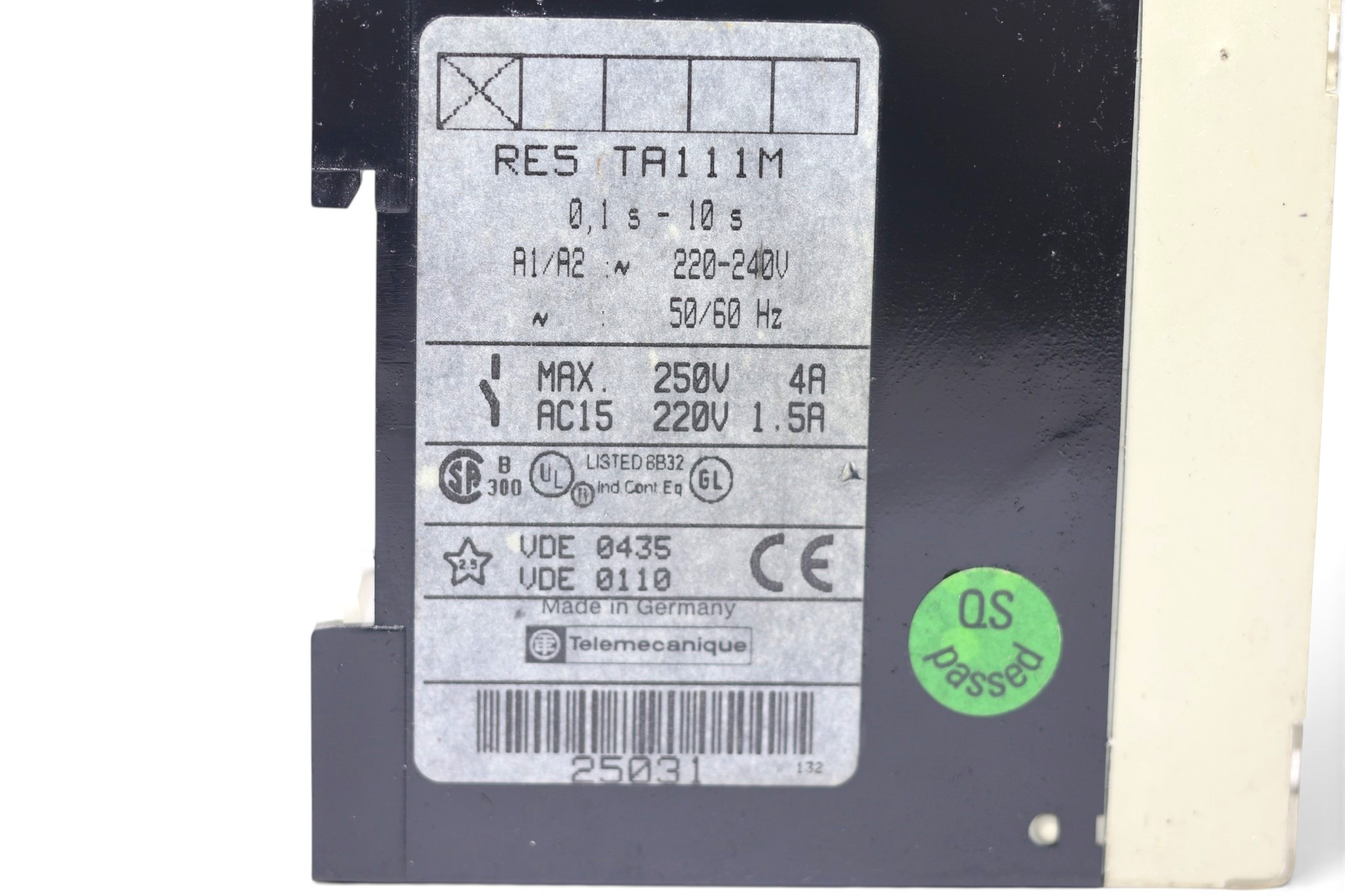 SCHNEIDER RE5 TA111M TIMER 0.1S...10S - Image 2