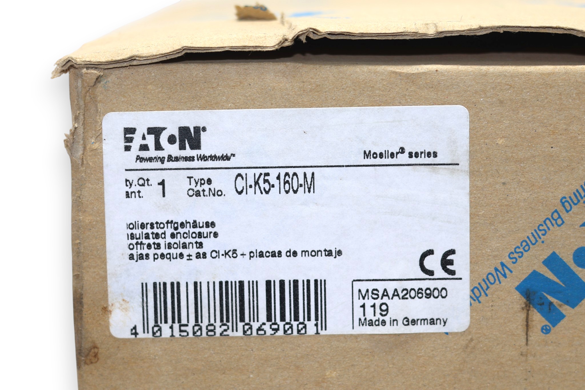 EATON CI-K5-160-M INSULATED ENCLOSURE 206900 - Image 2
