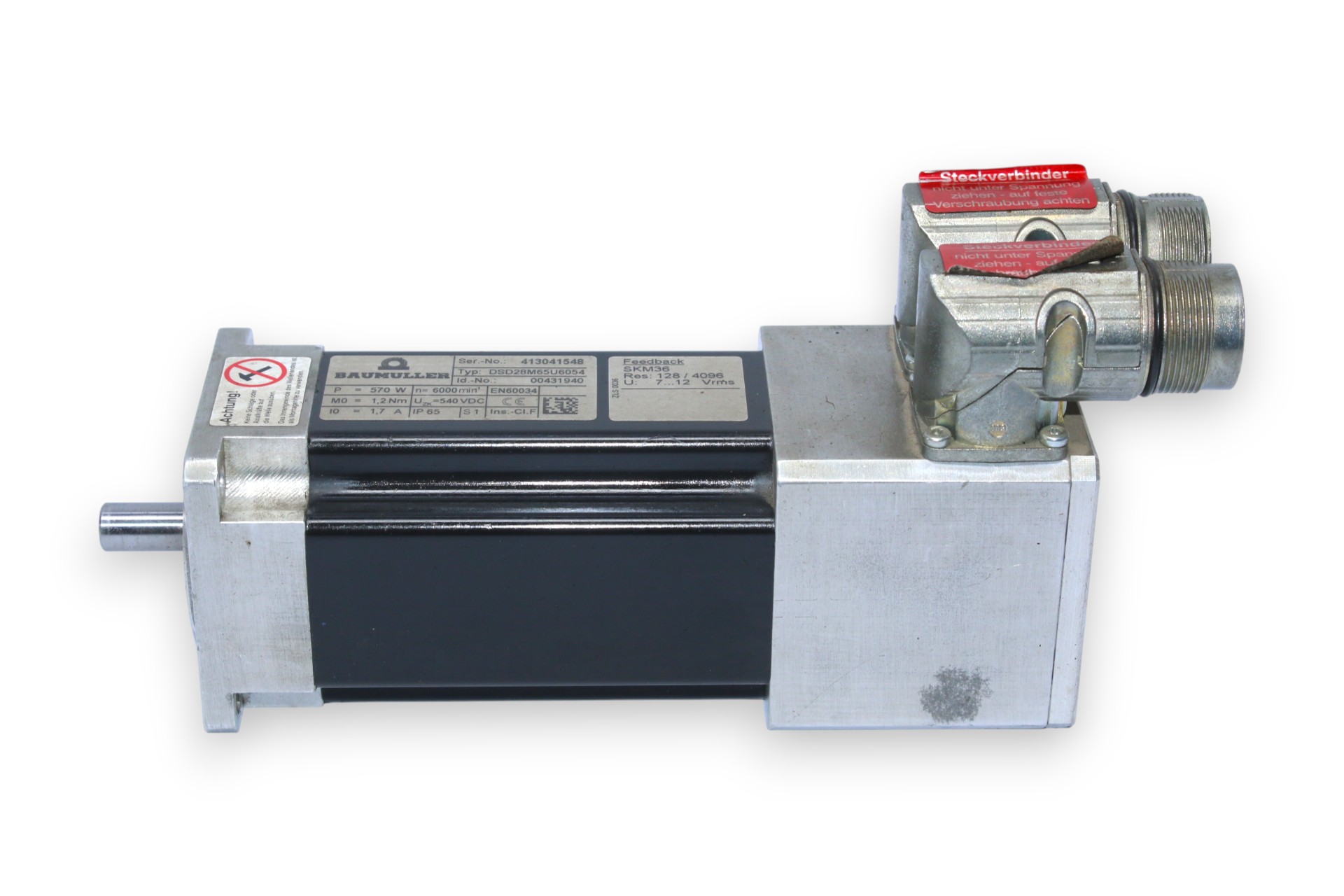 BAUMULLER DSD28M65U6054 SERVO MOTOR - Image 3