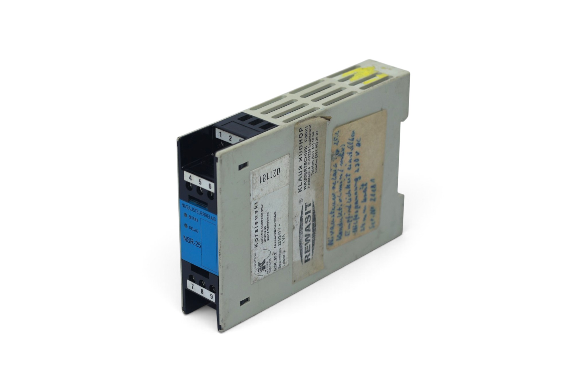 KORA NSR-25 LEVEL CONTROL RELAY
