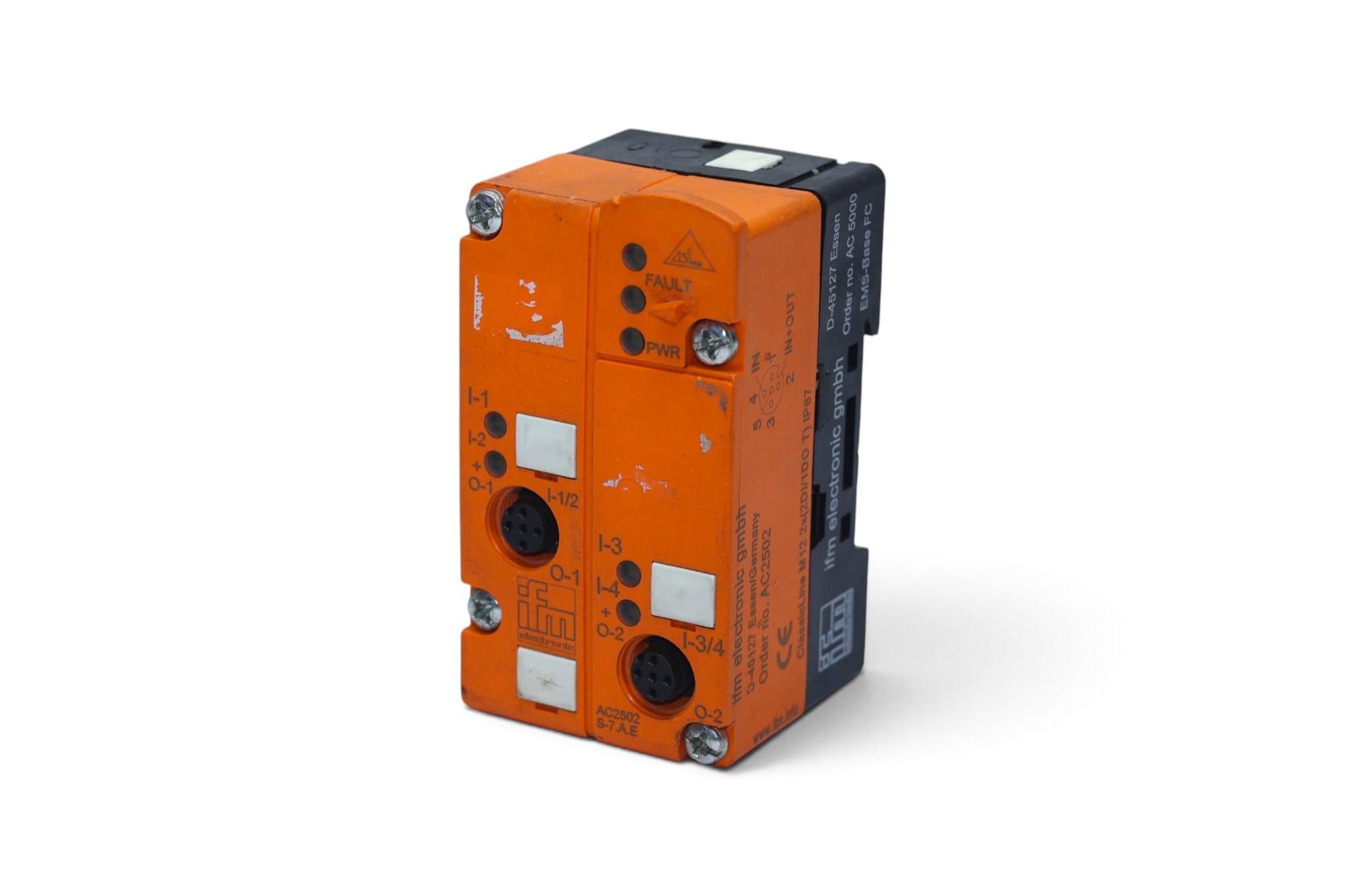 IFM AC2502 AS-INTERFACE CLASSICLINE MODULE ClassicLine45 2x(2DI/1DO T)M12